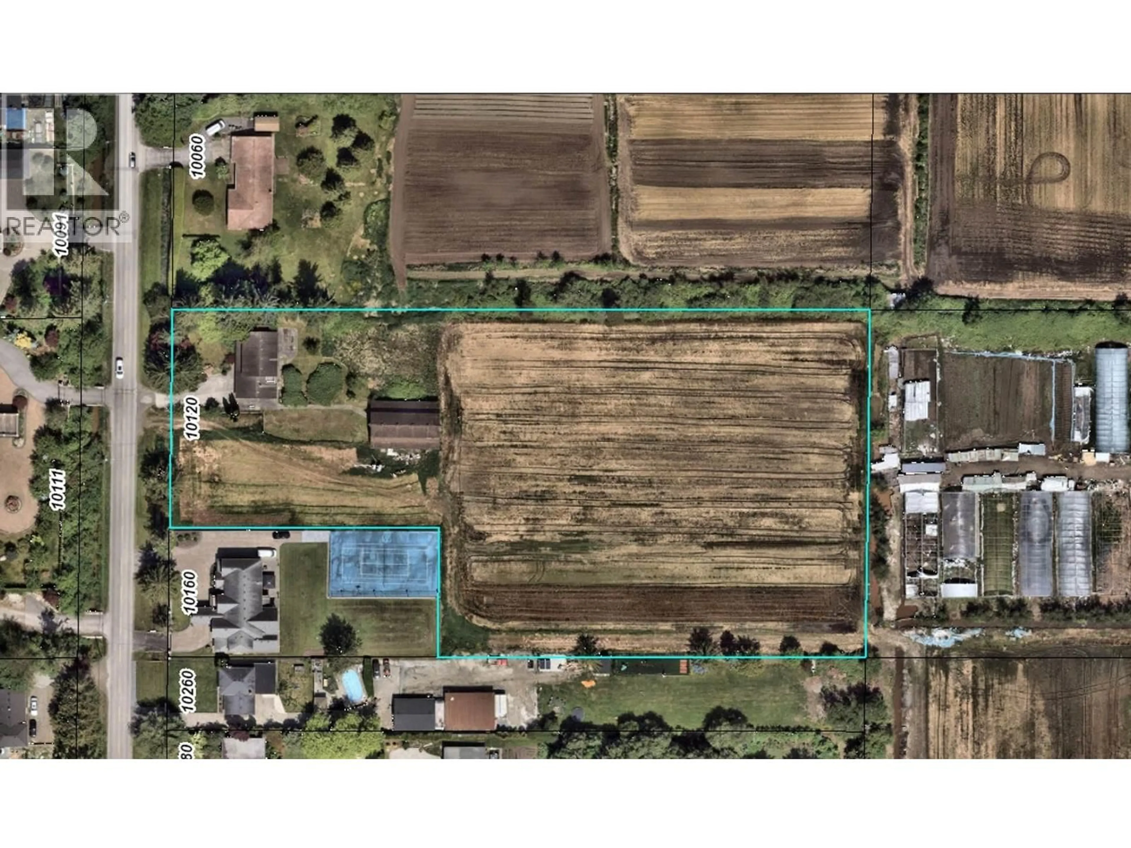 A pic from outside/outdoor area/front of a property/back of a property/a pic from drone, street for 10120 SIDAWAY ROAD, Richmond British Columbia V6W1C4