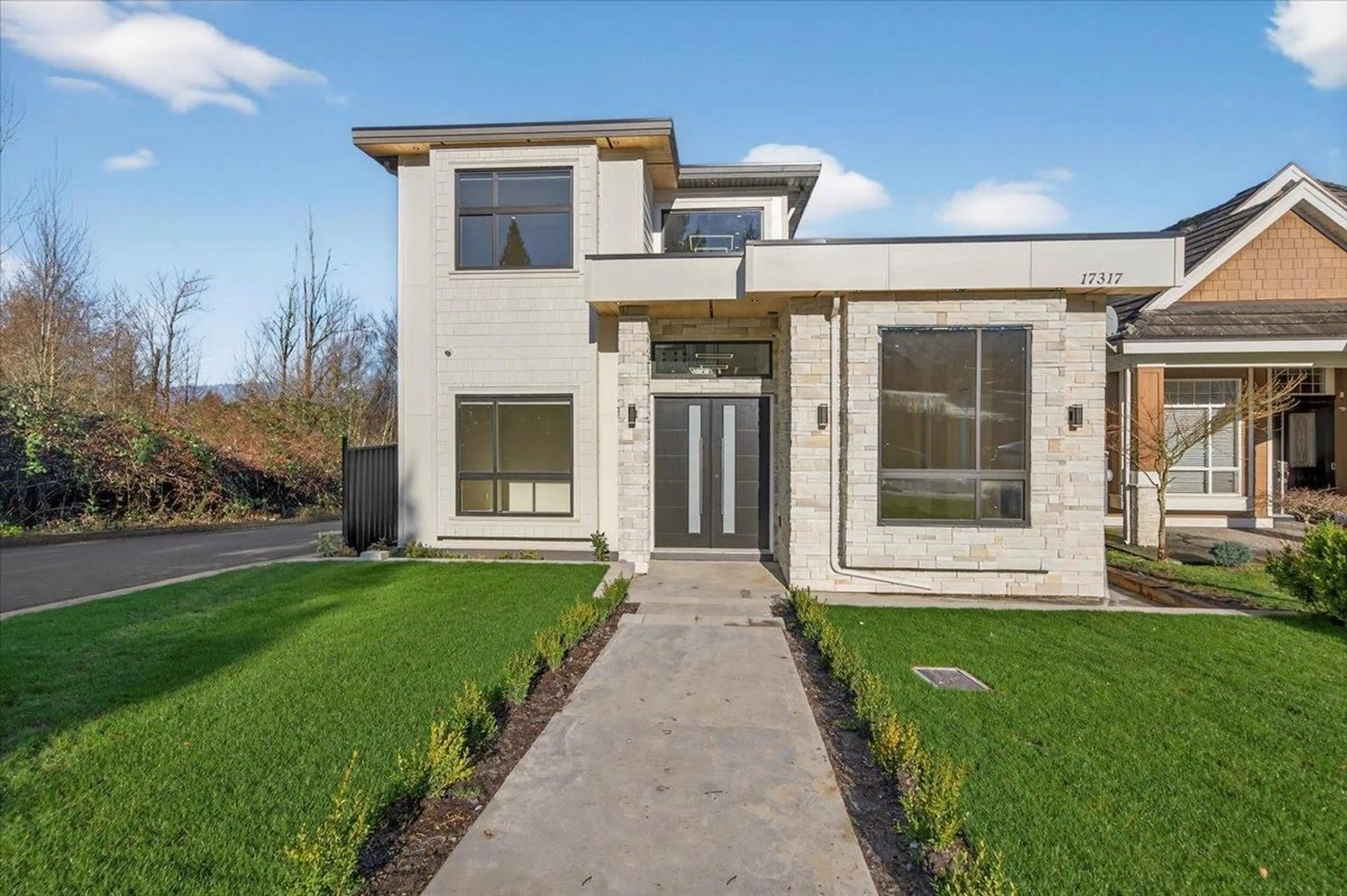 Home with brick exterior material, street for 17317 103A AVENUE, Surrey British Columbia V4N5R3
