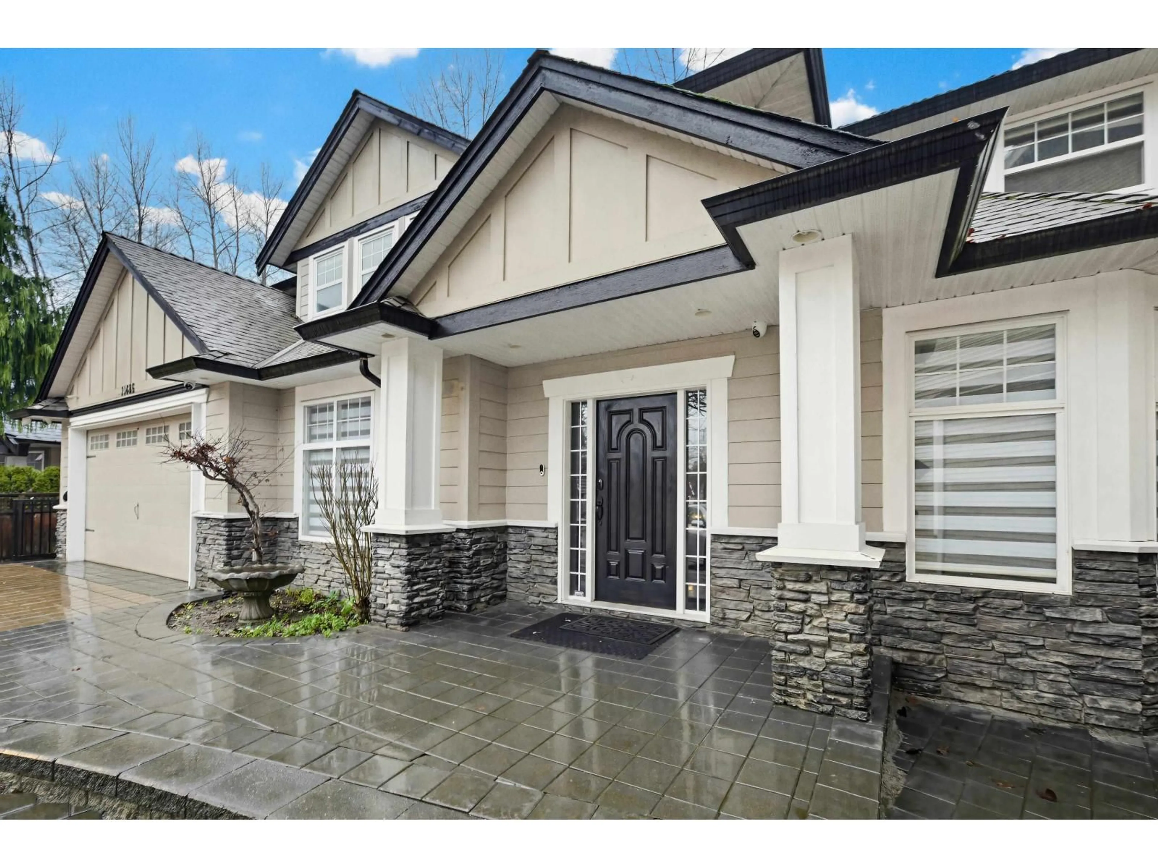 Home with brick exterior material, street for 21686 93 AVENUE, Langley British Columbia V1M4E1