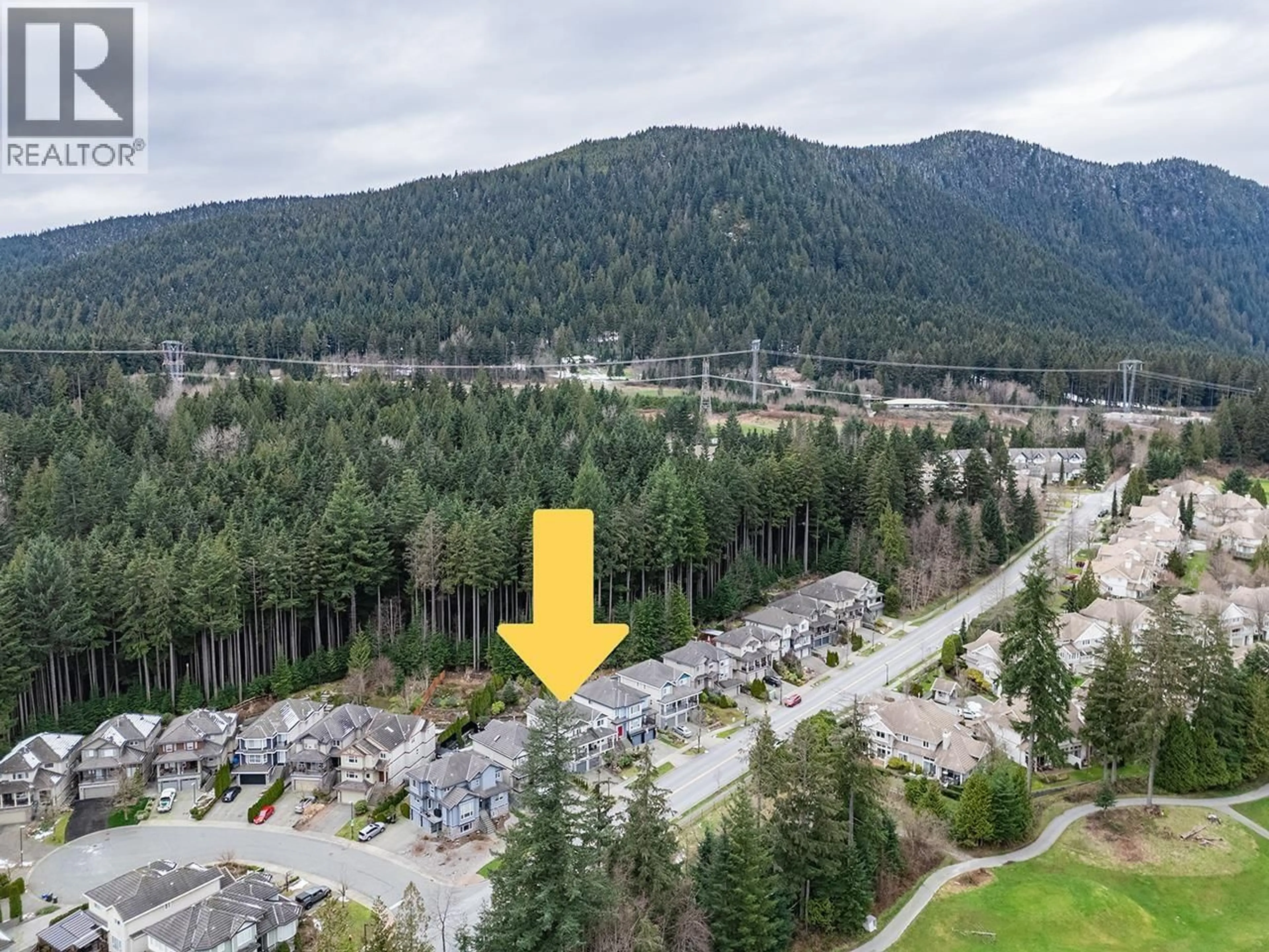 A pic from outside/outdoor area/front of a property/back of a property/a pic from drone, mountain view for 3376 PLATEAU BOULEVARD, Coquitlam British Columbia V3E3R3