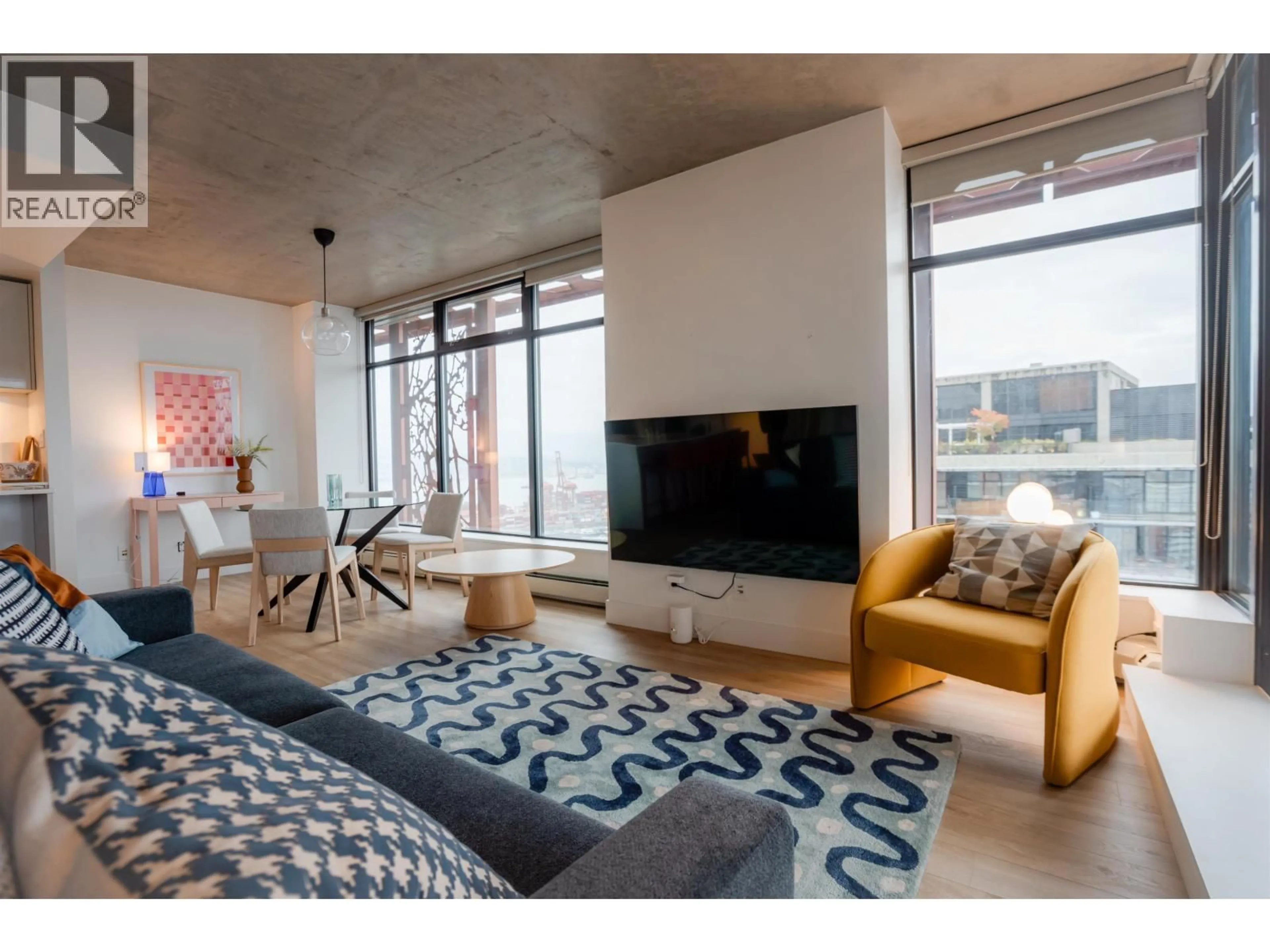 Living room with furniture, unknown for 3406 - 128 CORDOVA STREET, Vancouver British Columbia V6B0E6