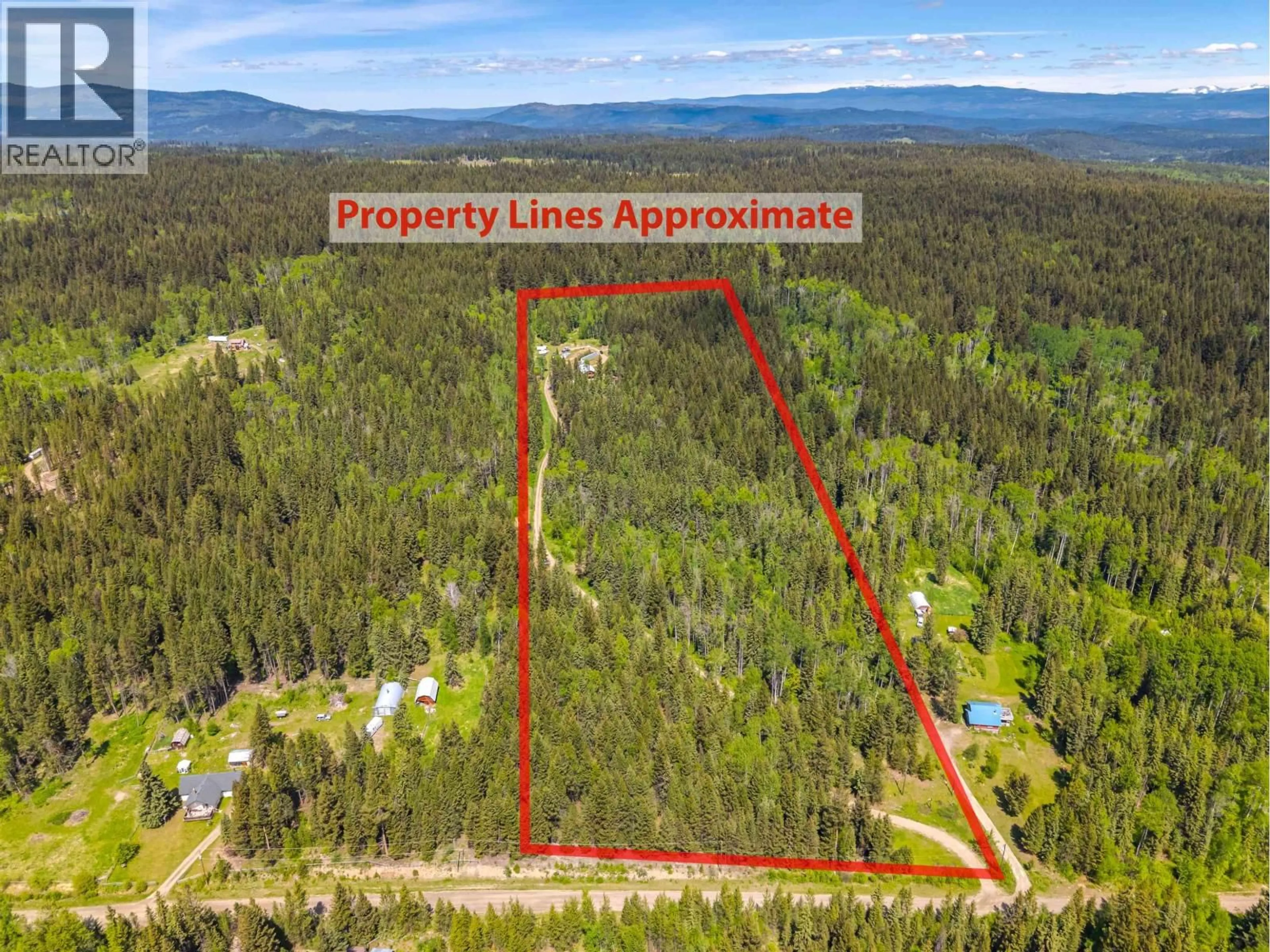 A pic from outside/outdoor area/front of a property/back of a property/a pic from drone, forest/trees view for 6341 REDPATH ROAD, Forest Grove British Columbia V0K1M0