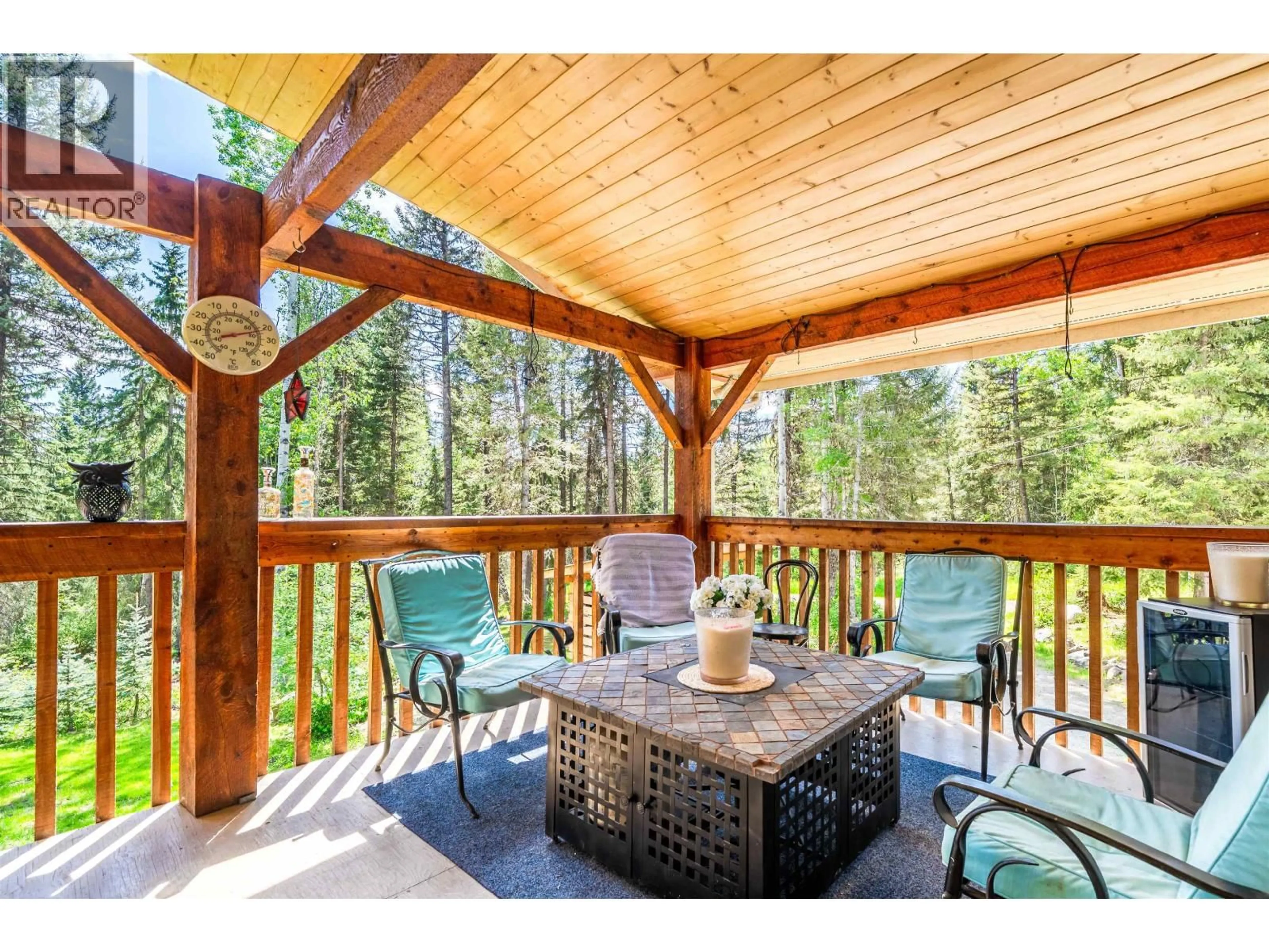 Patio, forest/trees view for 6341 REDPATH ROAD, Forest Grove British Columbia V0K1M0