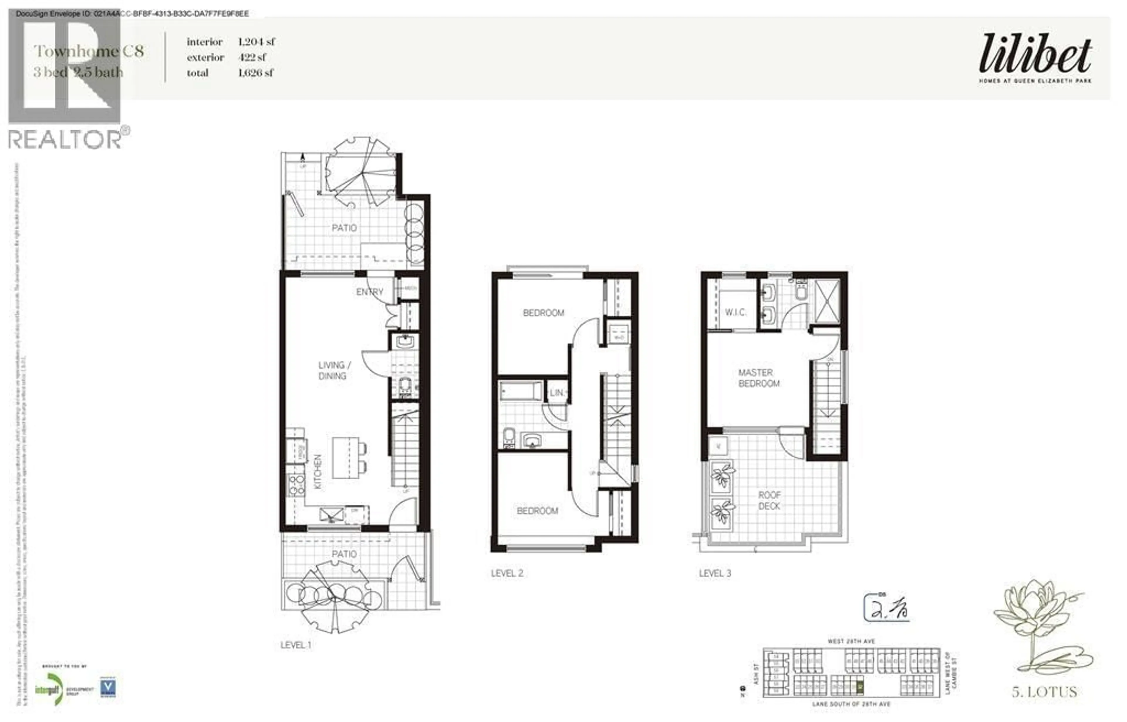 Floor plan for 51 - 550 28TH AVENUE, Vancouver British Columbia V5Z2H1