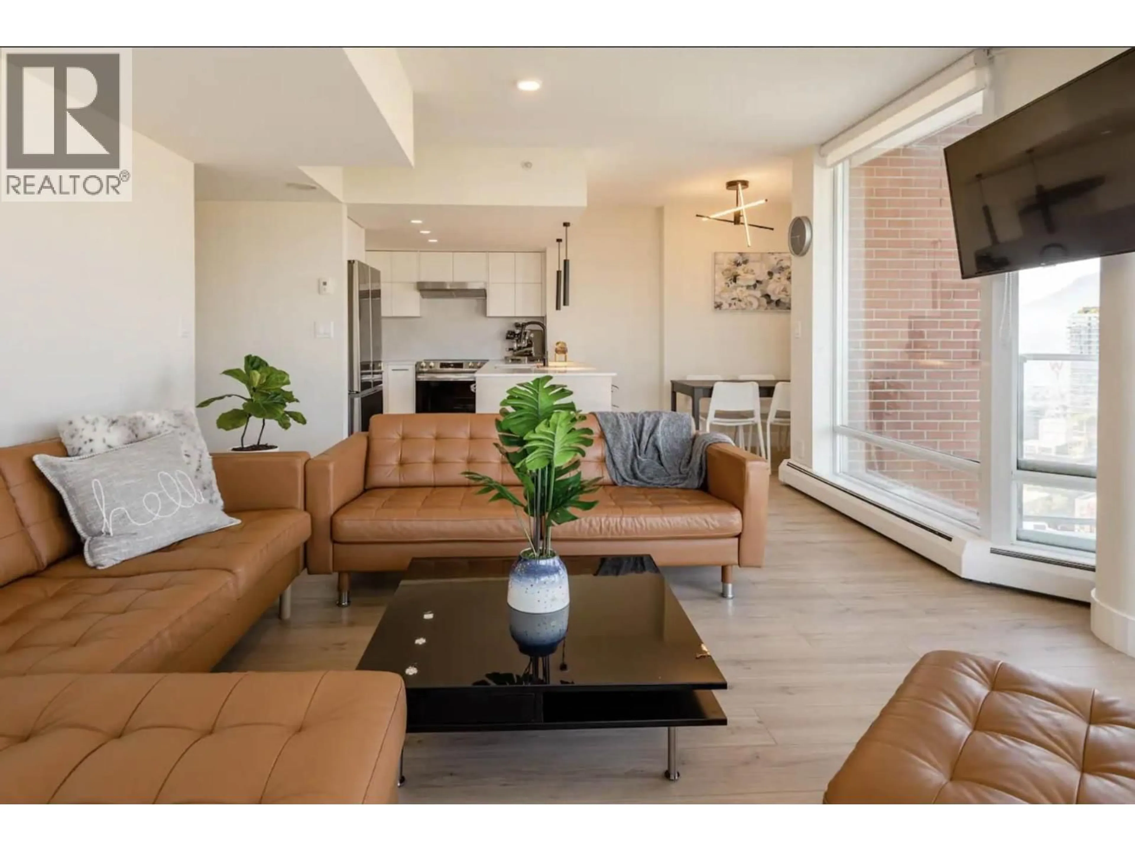 Living room with furniture, unknown for 3506 - 688 ABBOTT STREET, Vancouver British Columbia V6B0B9