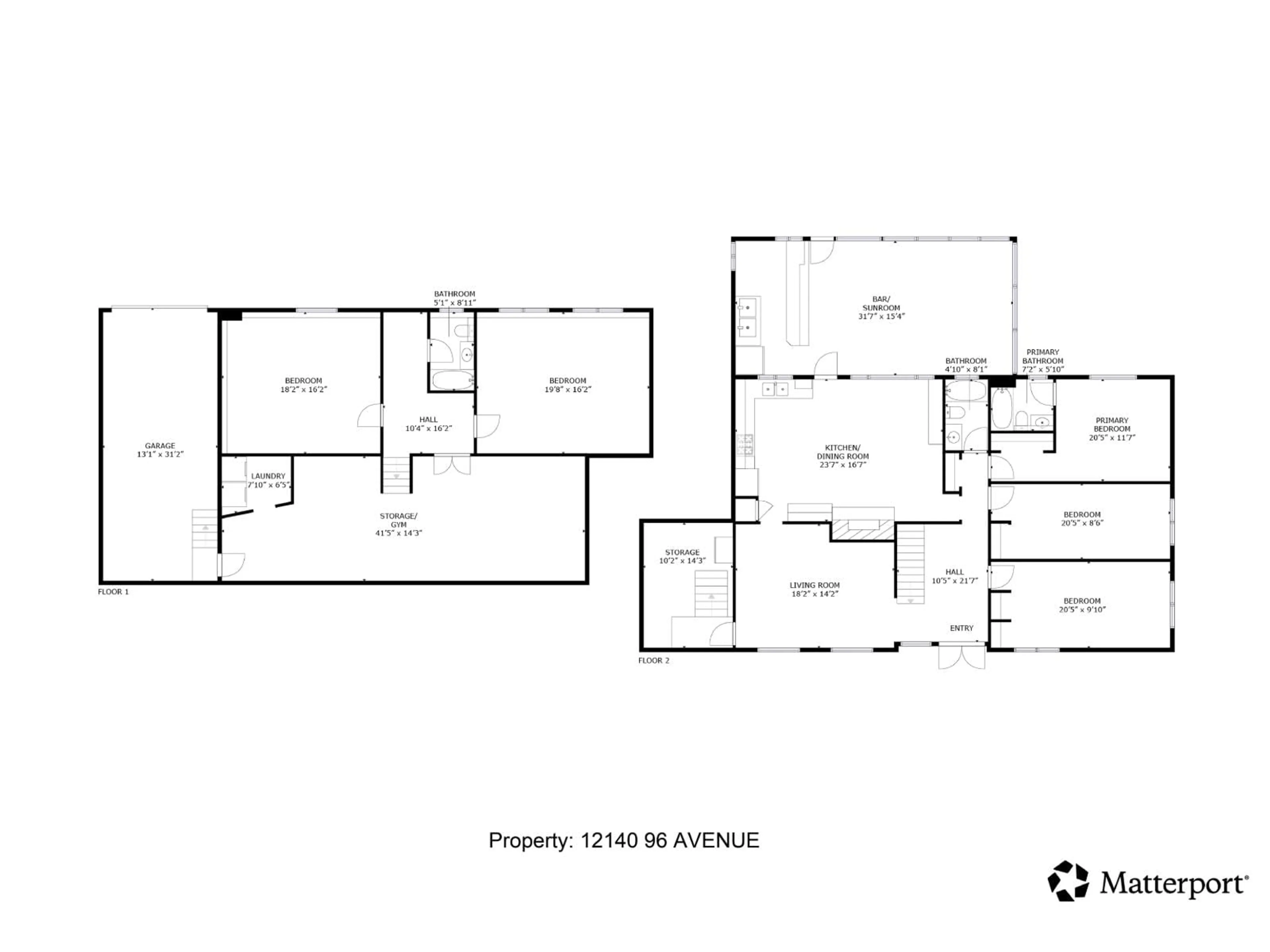 Floor plan for 12140 96 AVENUE, Surrey British Columbia V3V1W4