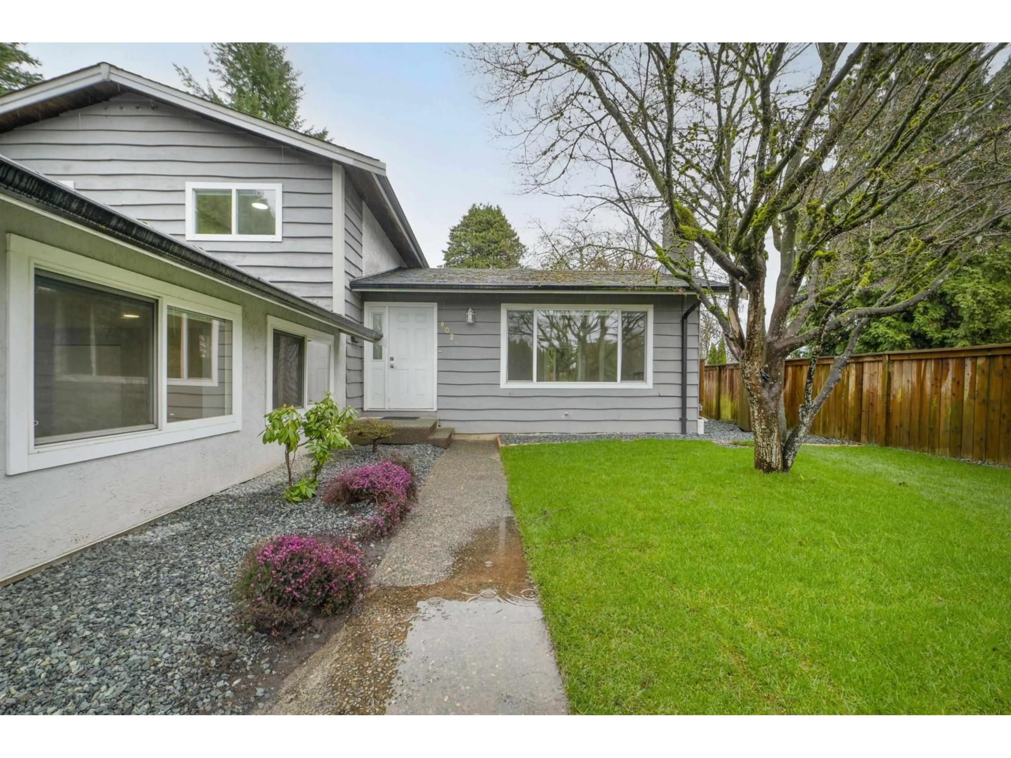 Home with vinyl exterior material, street for 8024 CEDAR STREET, Mission British Columbia V2V3N1