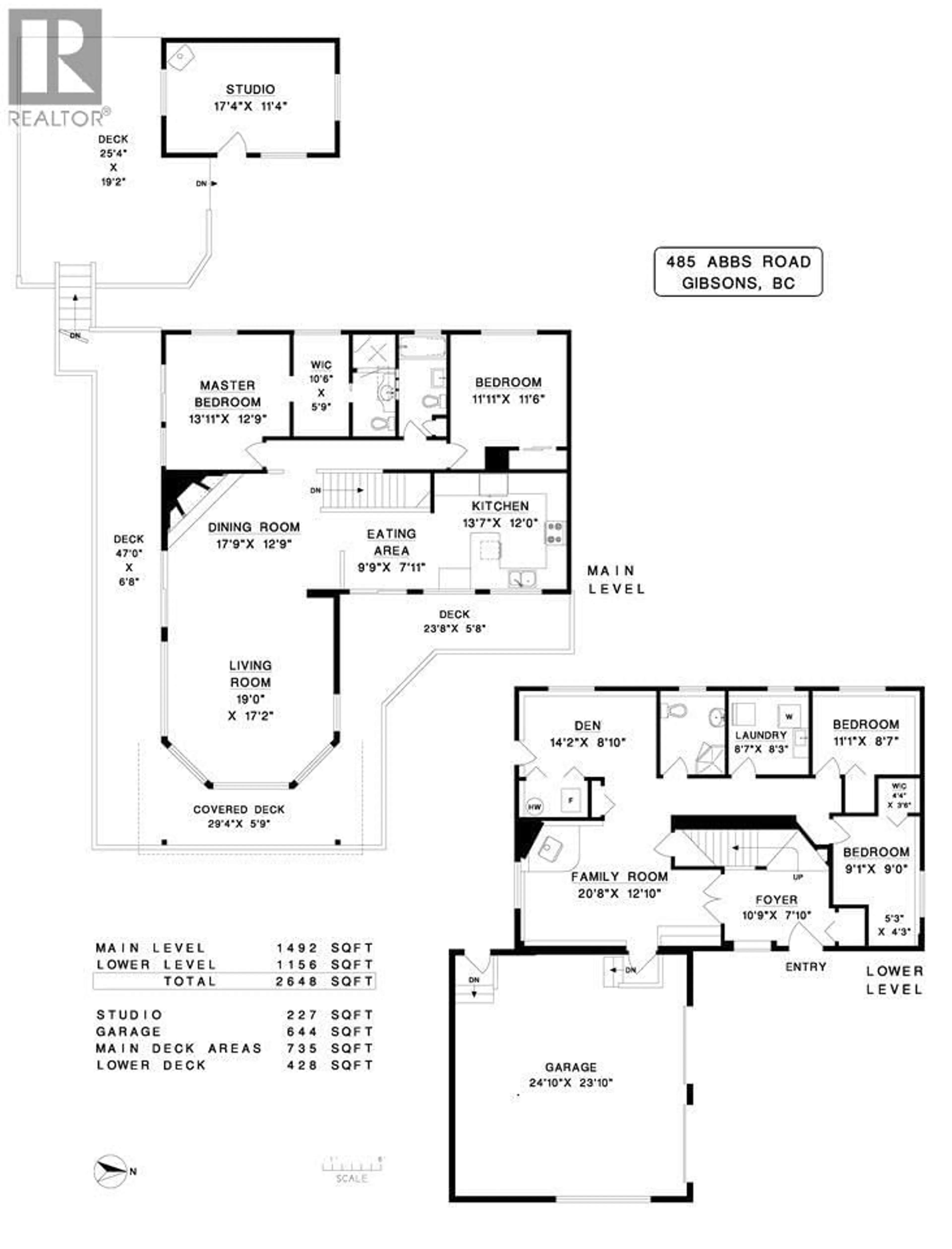 Floor plan for 485 ABBS ROAD, Gibsons British Columbia V0N1V0