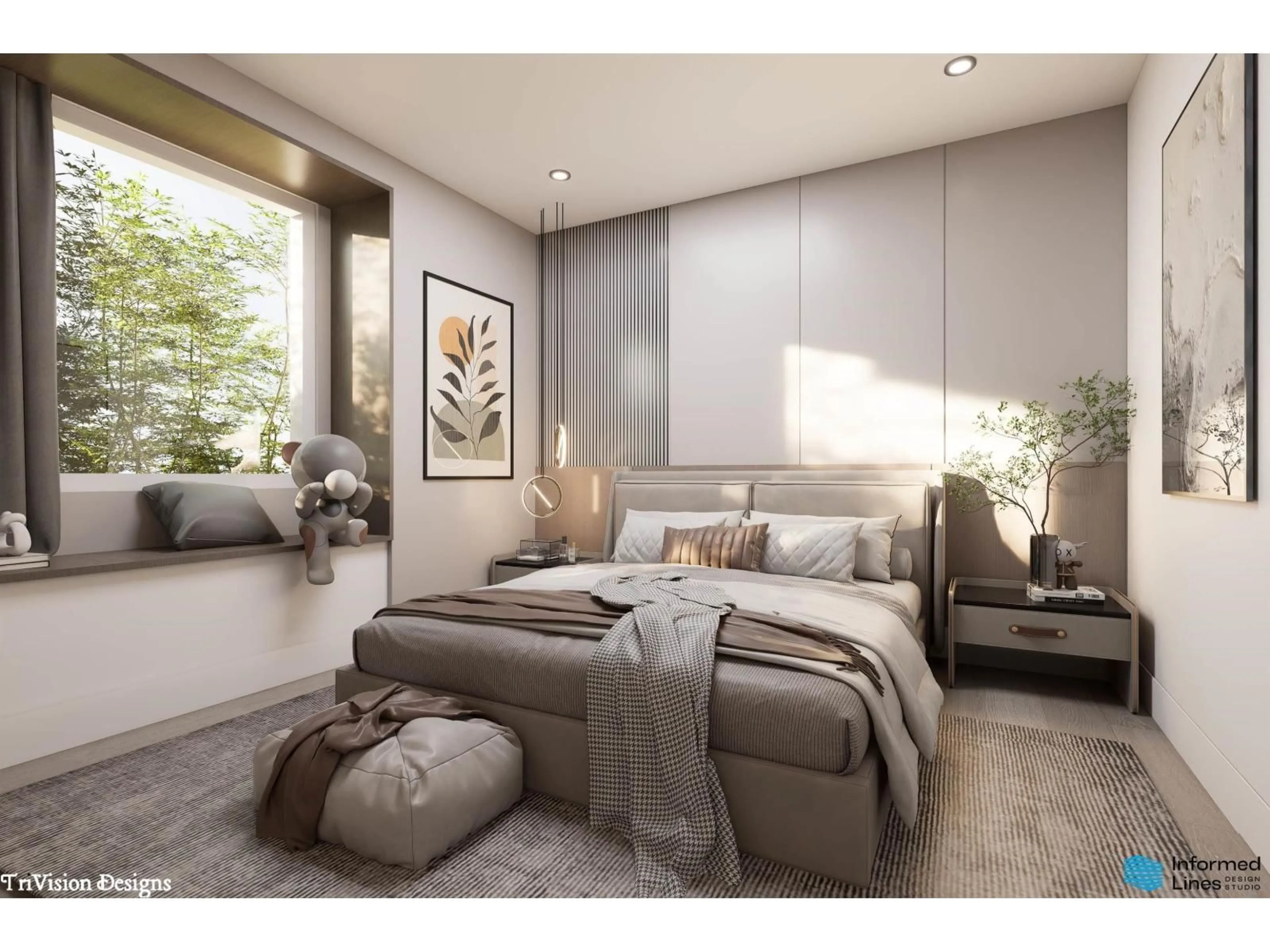 Bedroom with bed, wood/laminate floor for 104 - 15050 RAVEN PLACE, Surrey British Columbia V3R4T2