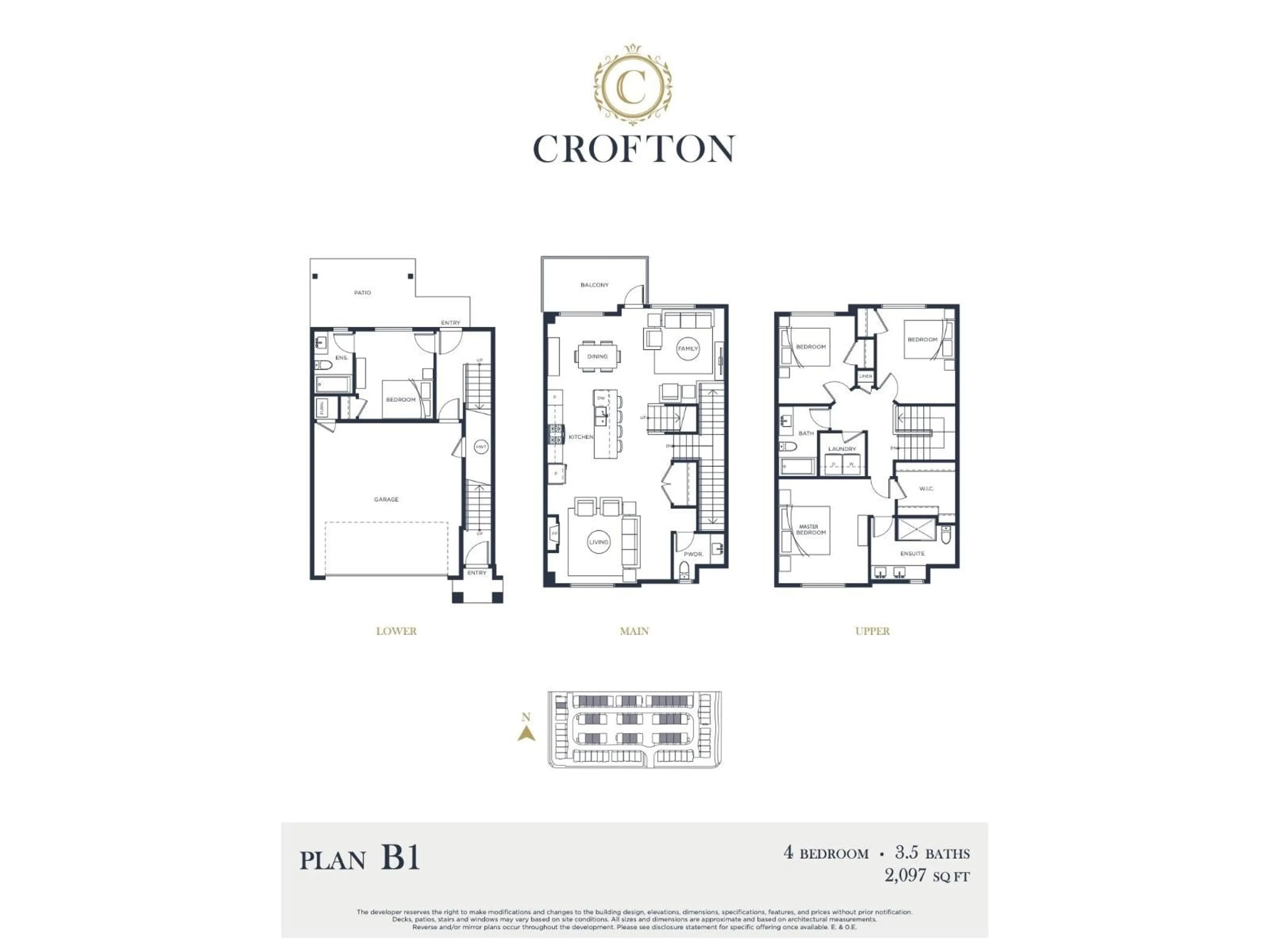 Floor plan for 50 - 20763 76 AVENUE, Langley British Columbia V2Y3N8