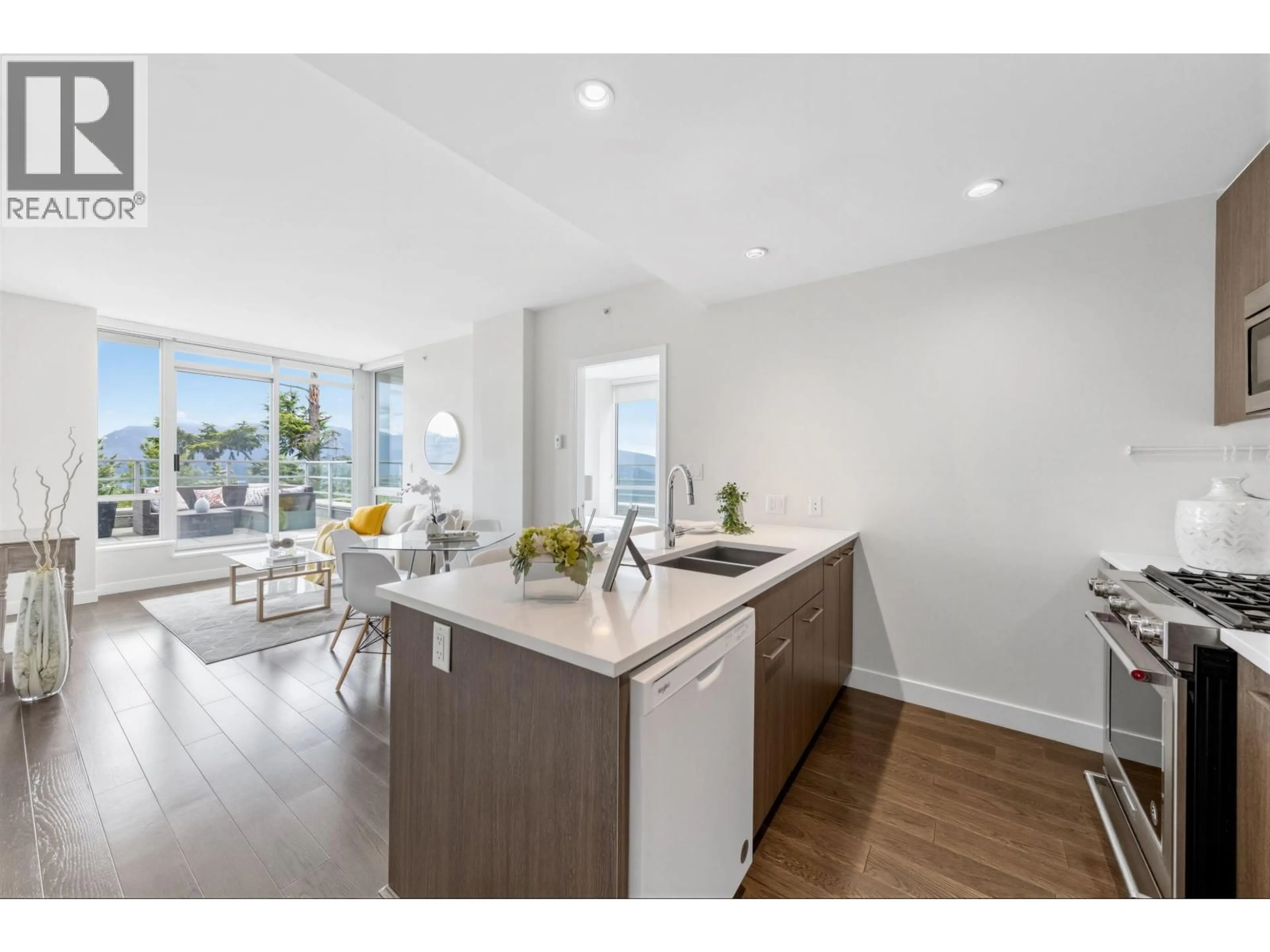 Open concept kitchen, unknown for 708 - 9060 UNIVERSITY CRESCENT, Burnaby British Columbia V5A0E1