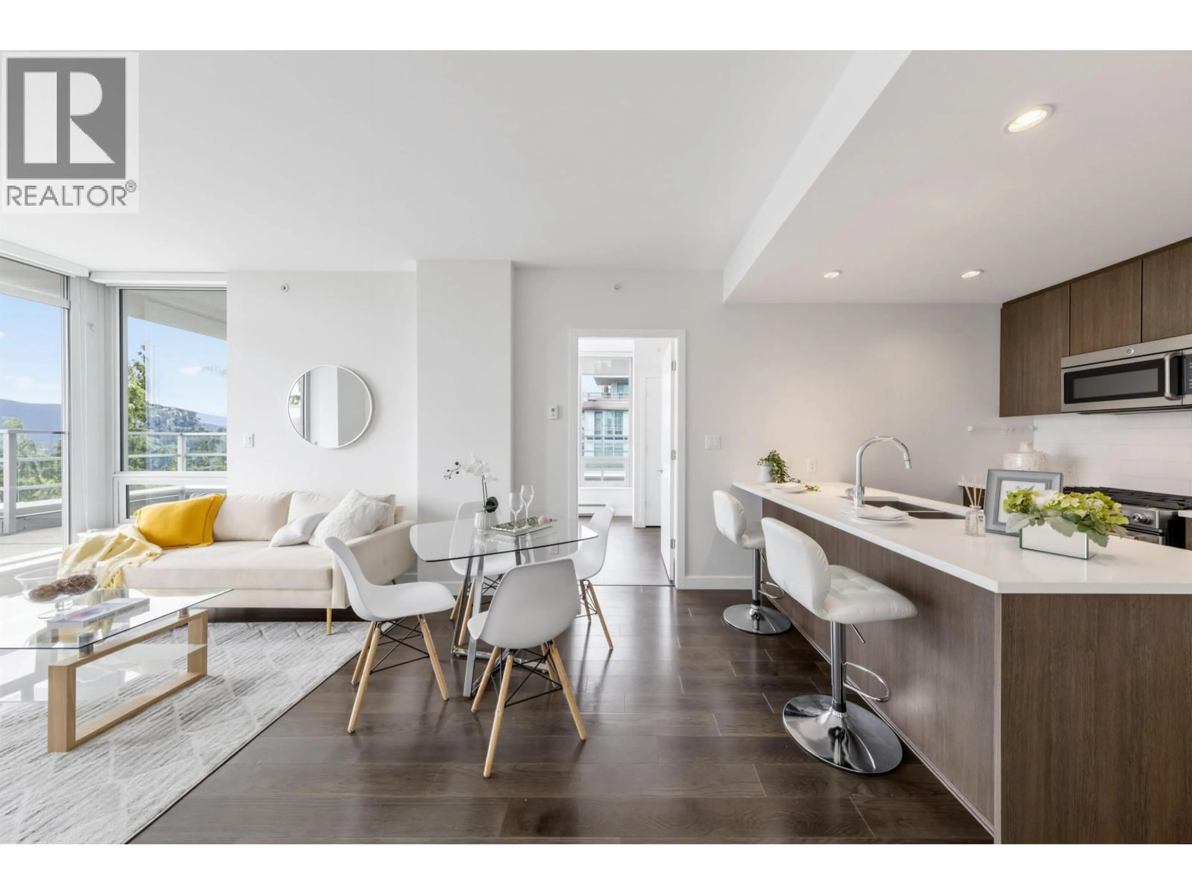 Open concept kitchen, unknown for 708 - 9060 UNIVERSITY CRESCENT, Burnaby British Columbia V5A0E1