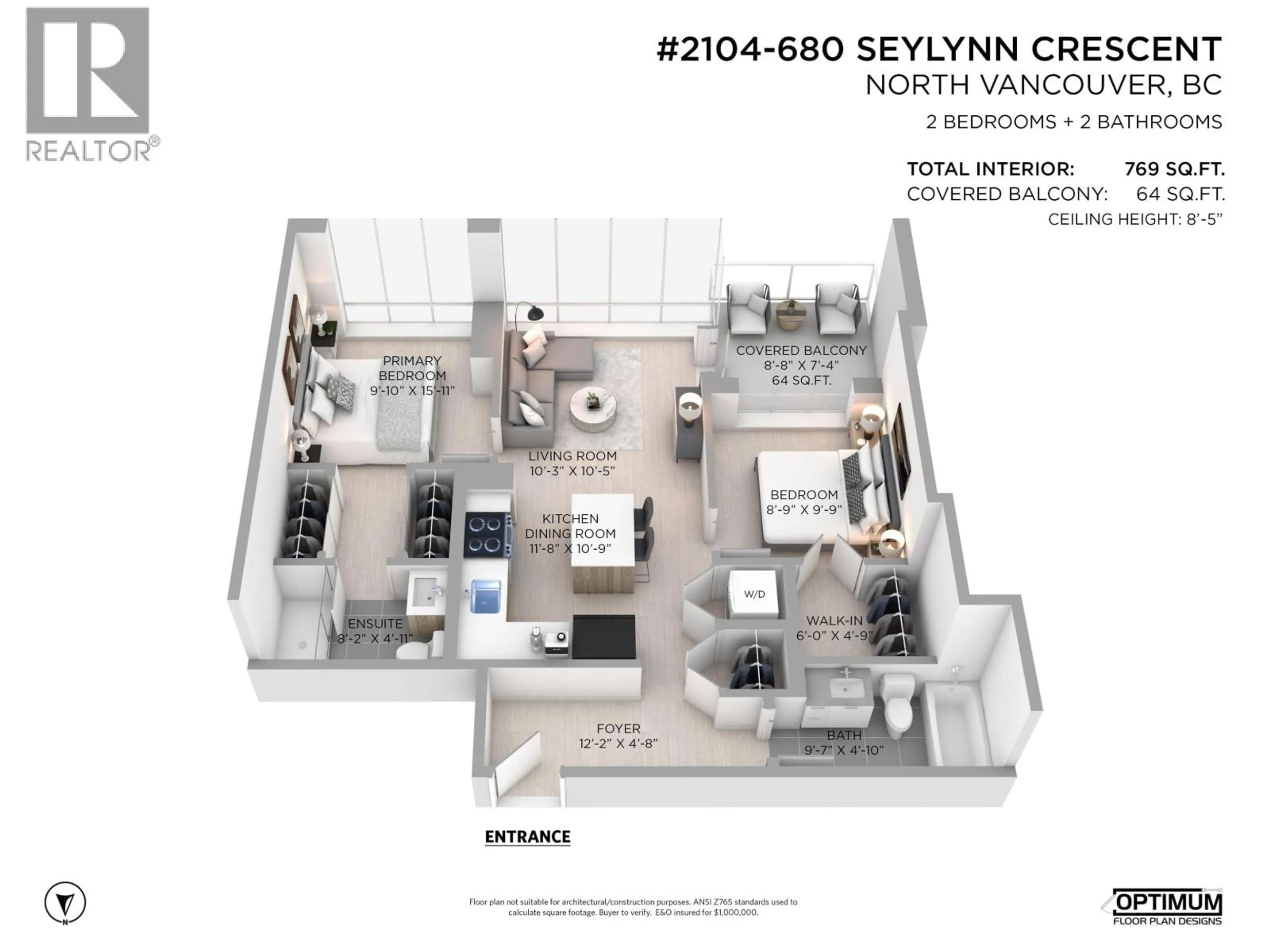 Floor plan for 2104 - 680 SEYLYNN CRESCENT, North Vancouver British Columbia V7J0B5