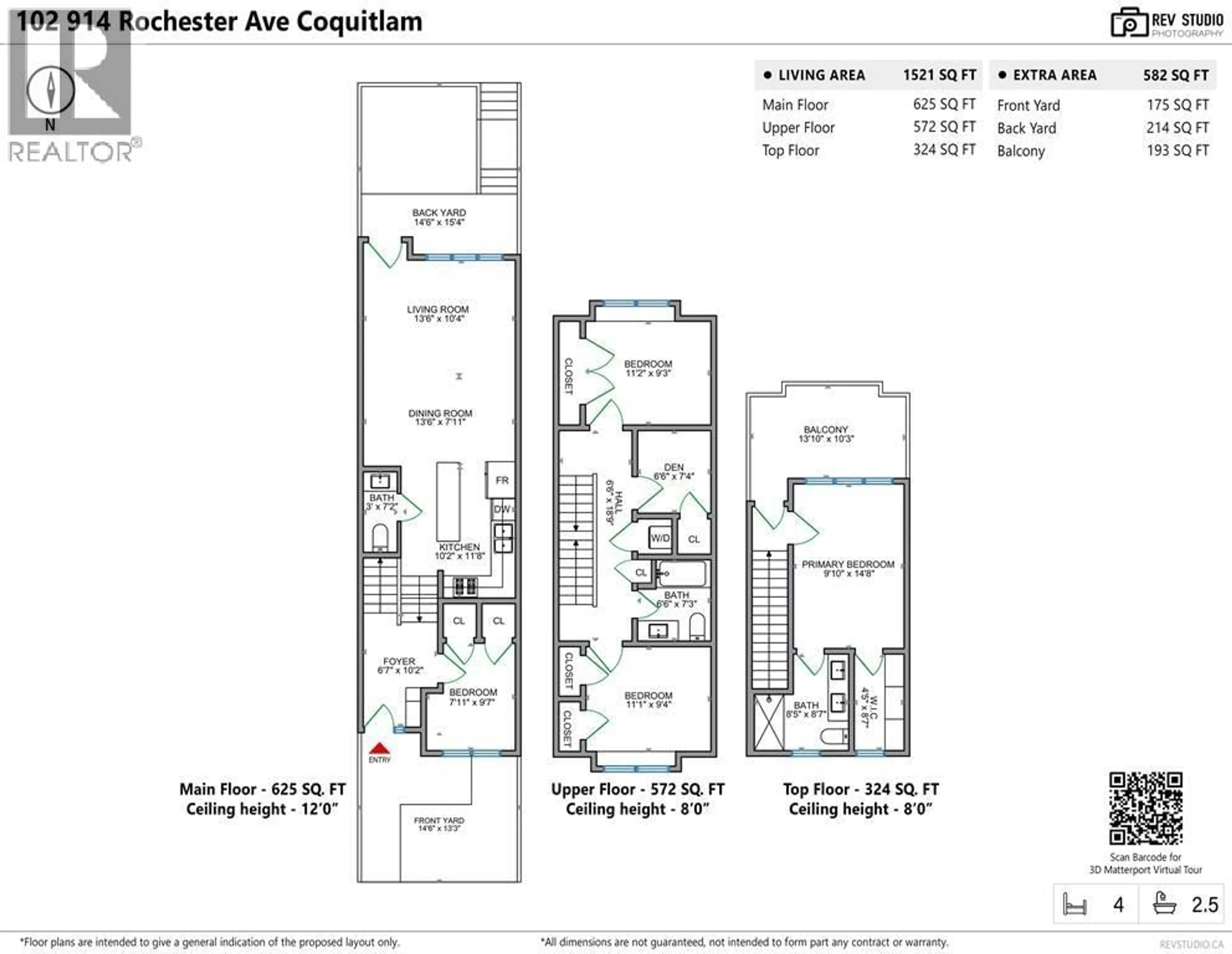 Floor plan for 102 - 914 ROCHESTER AVENUE, Coquitlam British Columbia V3K2W6