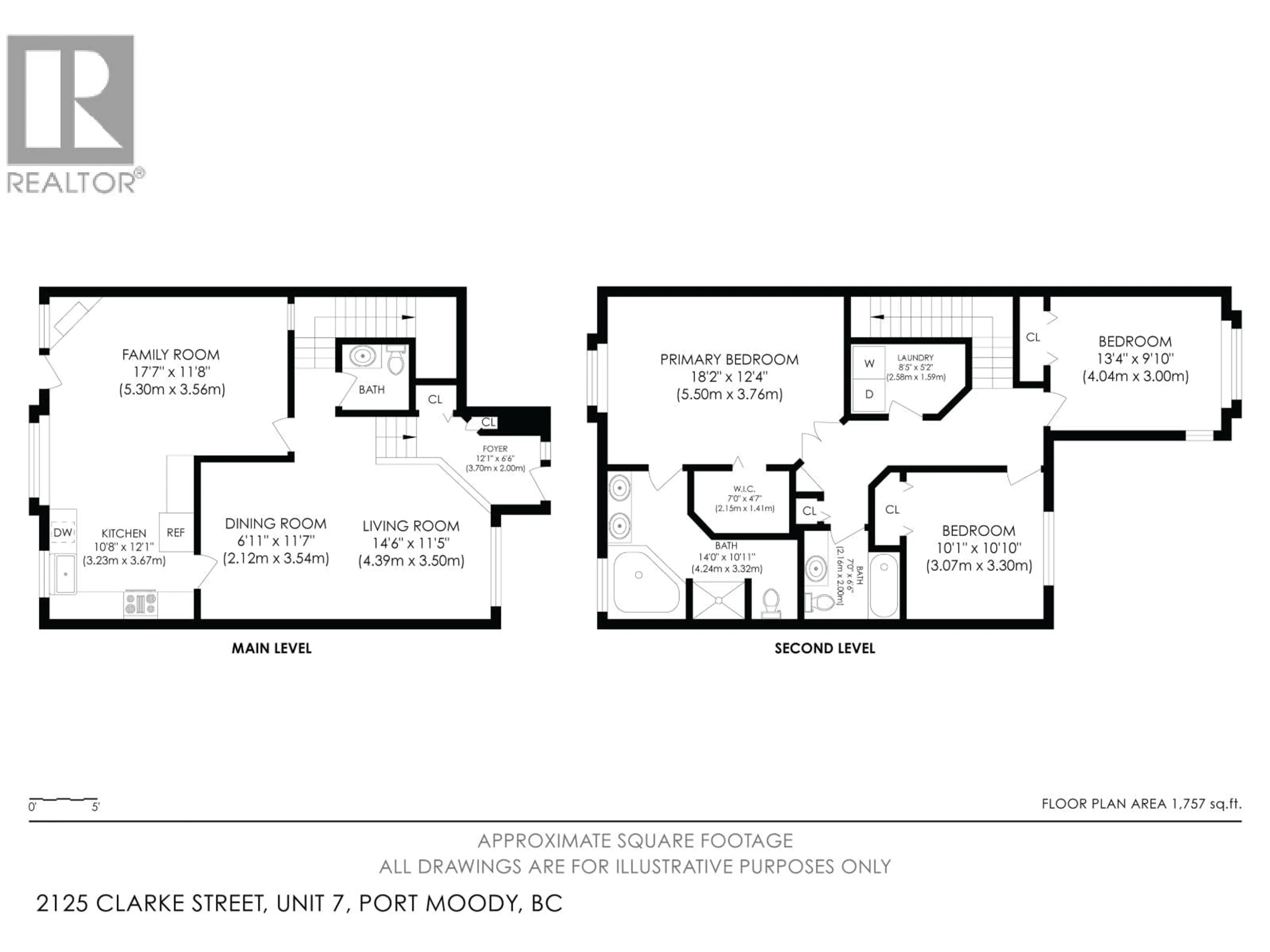 Floor plan for 7 - 2125 CLARKE STREET, Port Moody British Columbia V3H1Y5