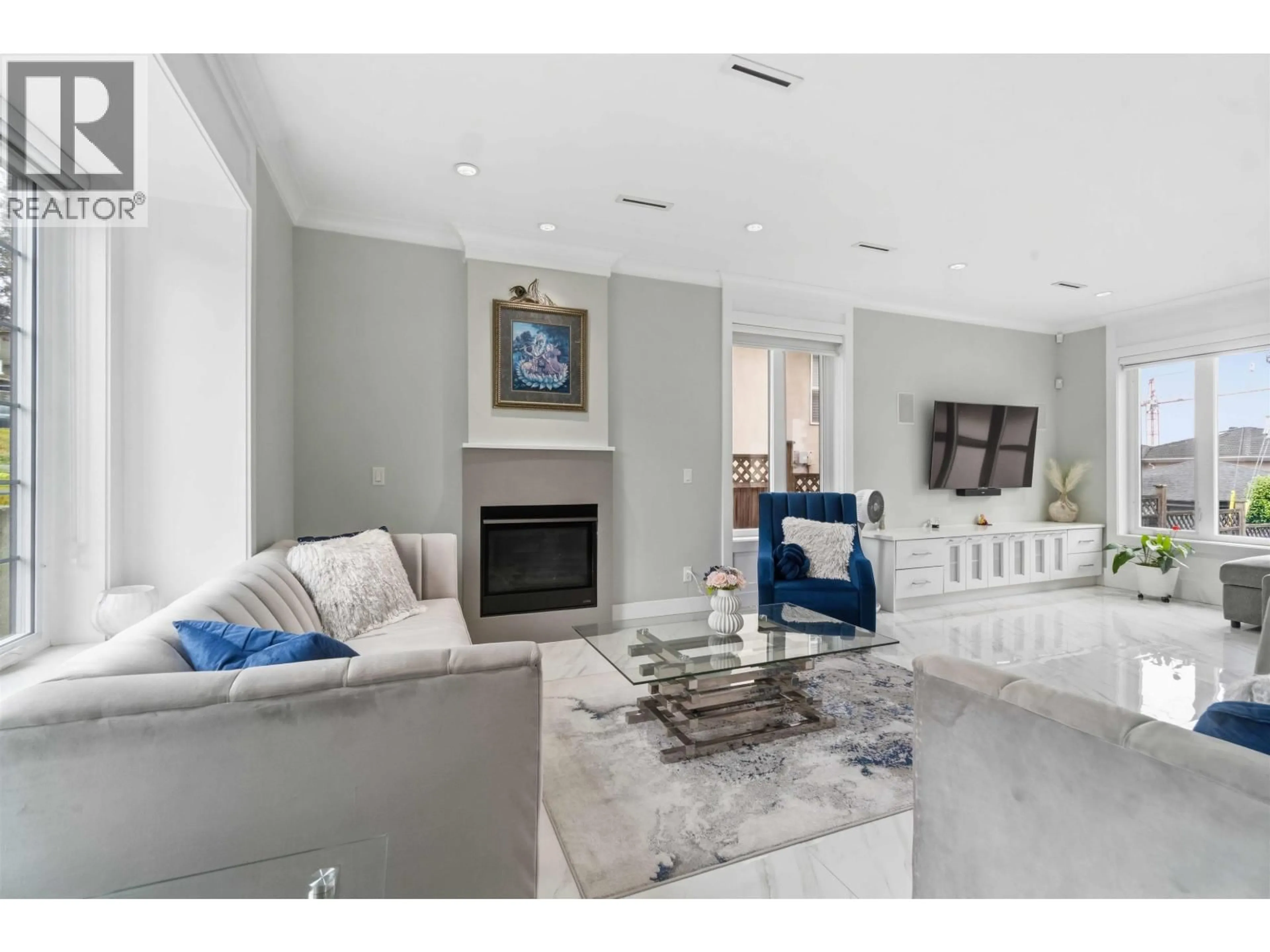 Living room with furniture, ceramic/tile floor for 1842 64TH AVENUE, Vancouver British Columbia V5P2N1