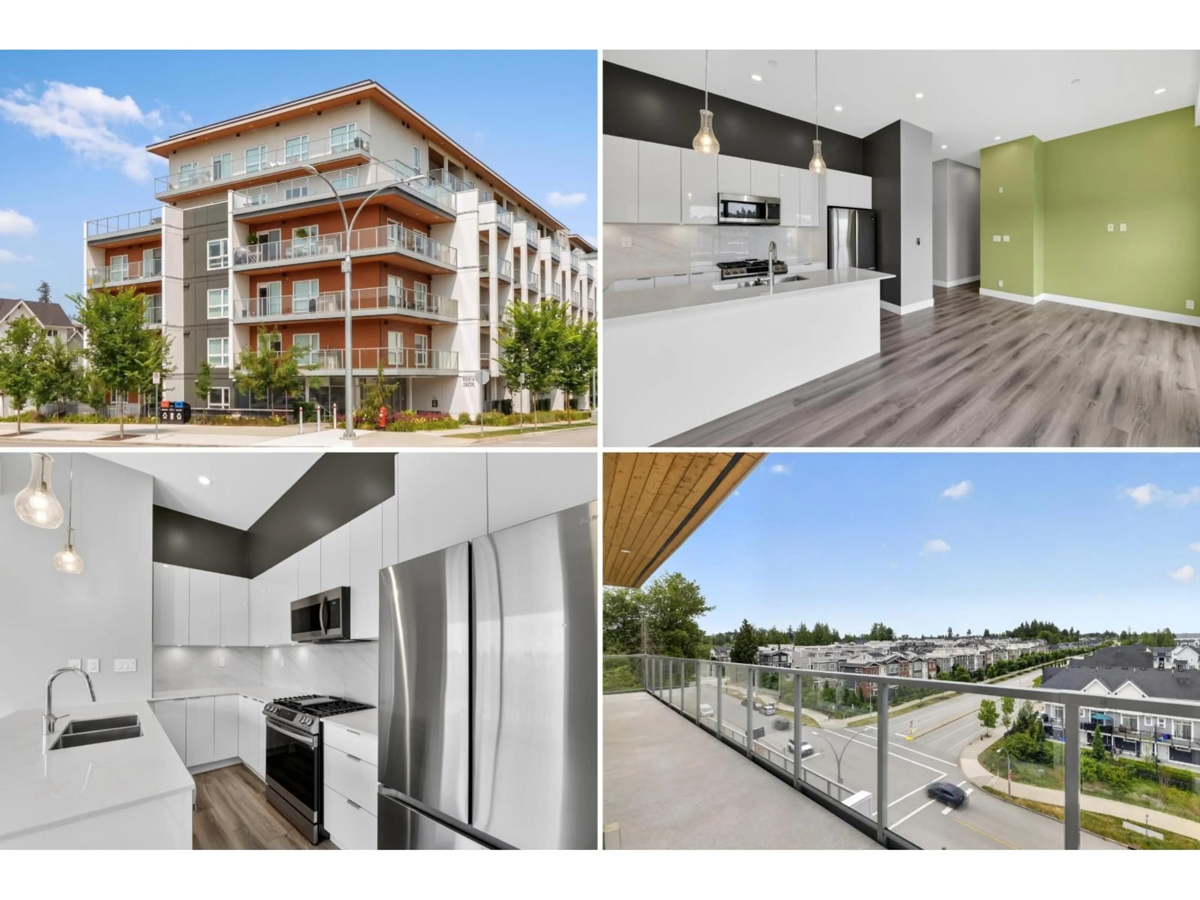 A pic from outside/outdoor area/front of a property/back of a property/a pic from drone, water/lake/river/ocean view for A606 - 8447 202 STREET, Langley British Columbia V2Y2B7
