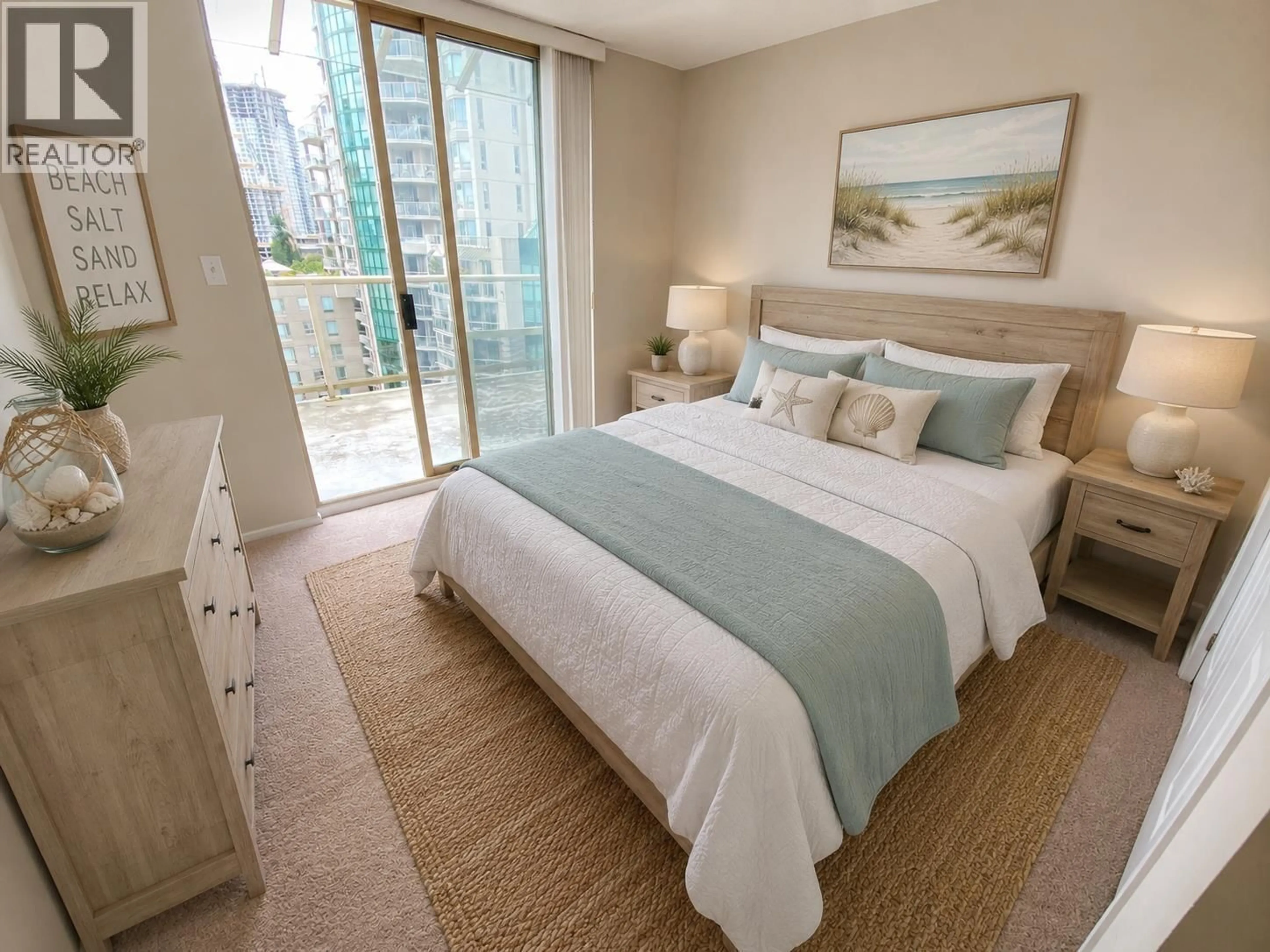 Bedroom with bed, carpet floor for 1106 - 1196 PIPELINE ROAD, Coquitlam British Columbia V3B7Z6