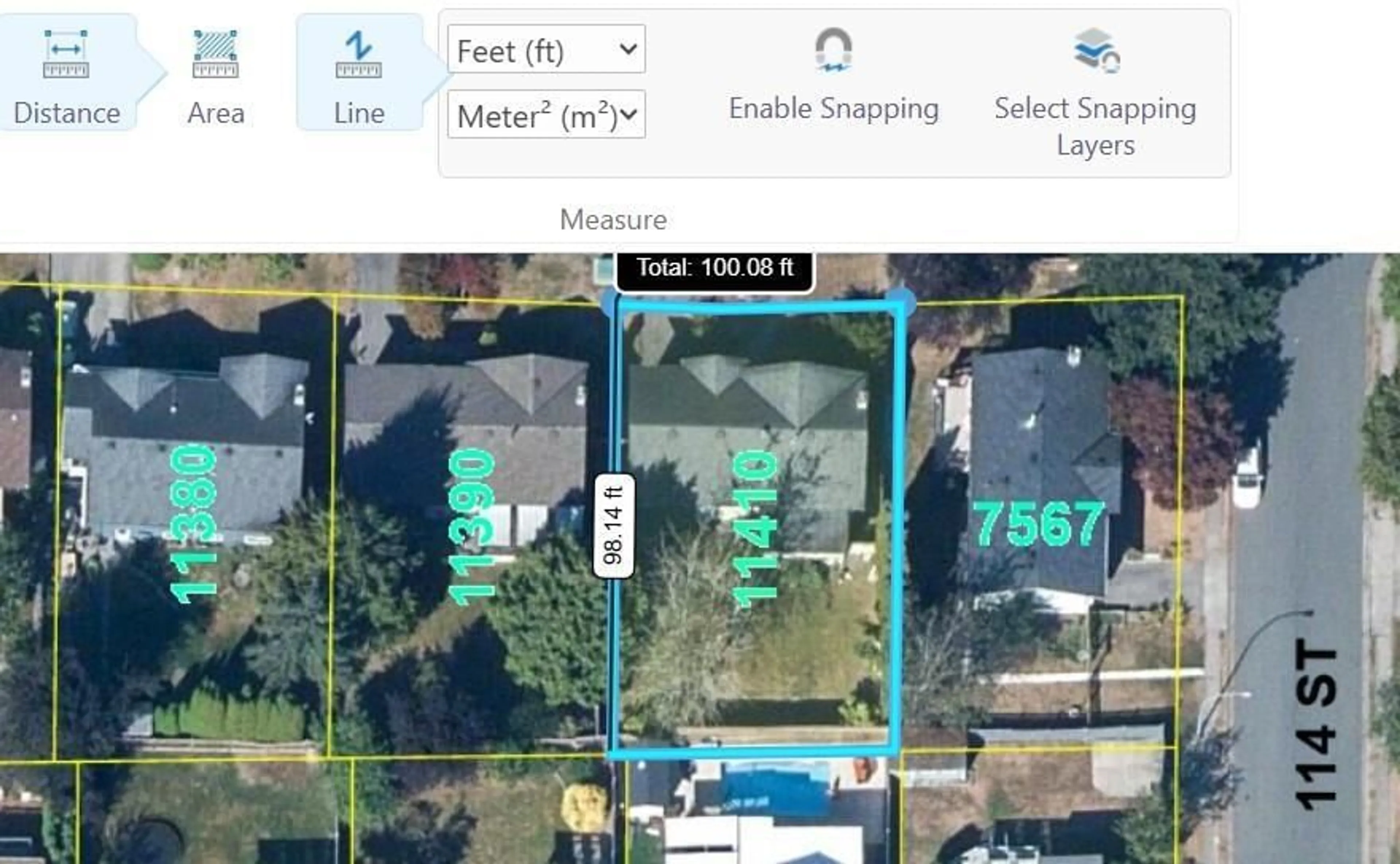 A pic from outside/outdoor area/front of a property/back of a property/a pic from drone, street for 11410 75B AVENUE, Delta British Columbia V4C1K3
