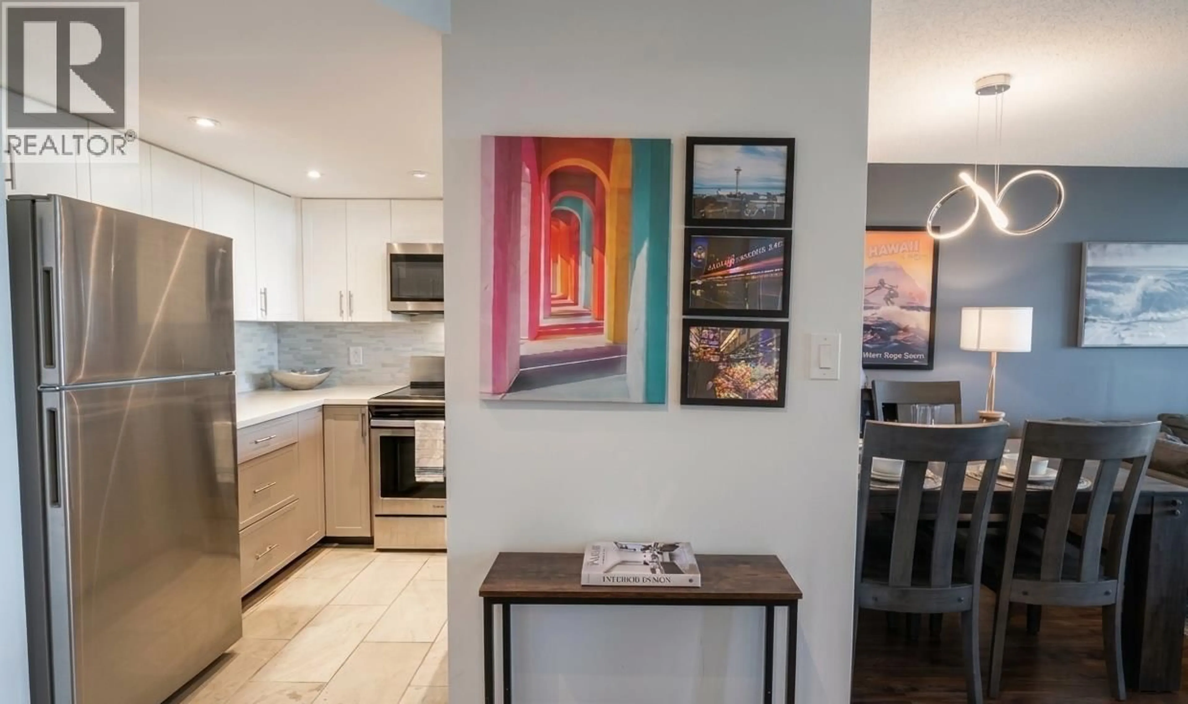 Standard kitchen, ceramic/tile floor for 605 - 1045 QUAYSIDE DRIVE, New Westminster British Columbia V3M6C9