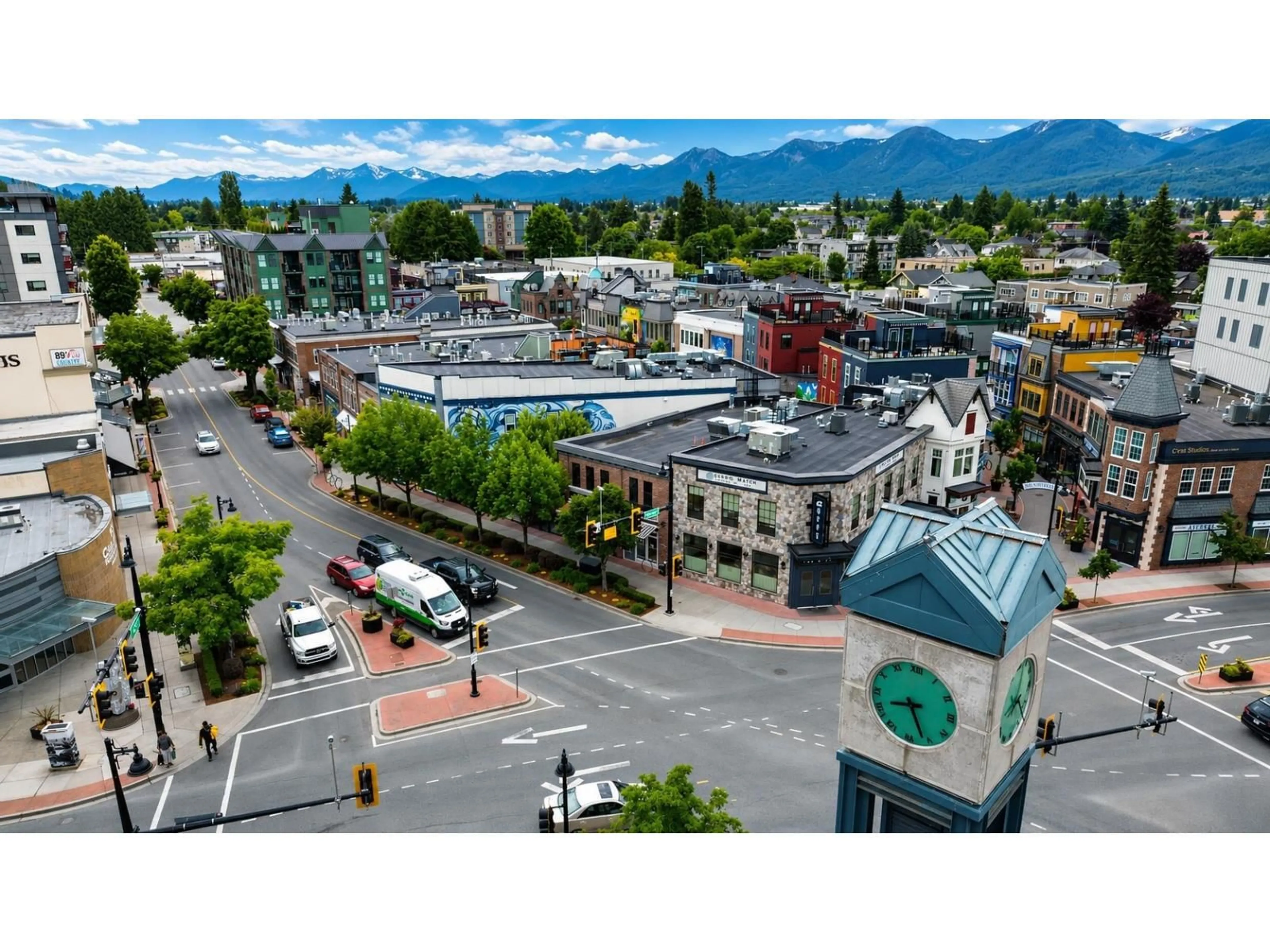 A pic from outside/outdoor area/front of a property/back of a property/a pic from drone, mountain view for 319 - 9422 VICTOR STREET, Chilliwack British Columbia V2P0B8