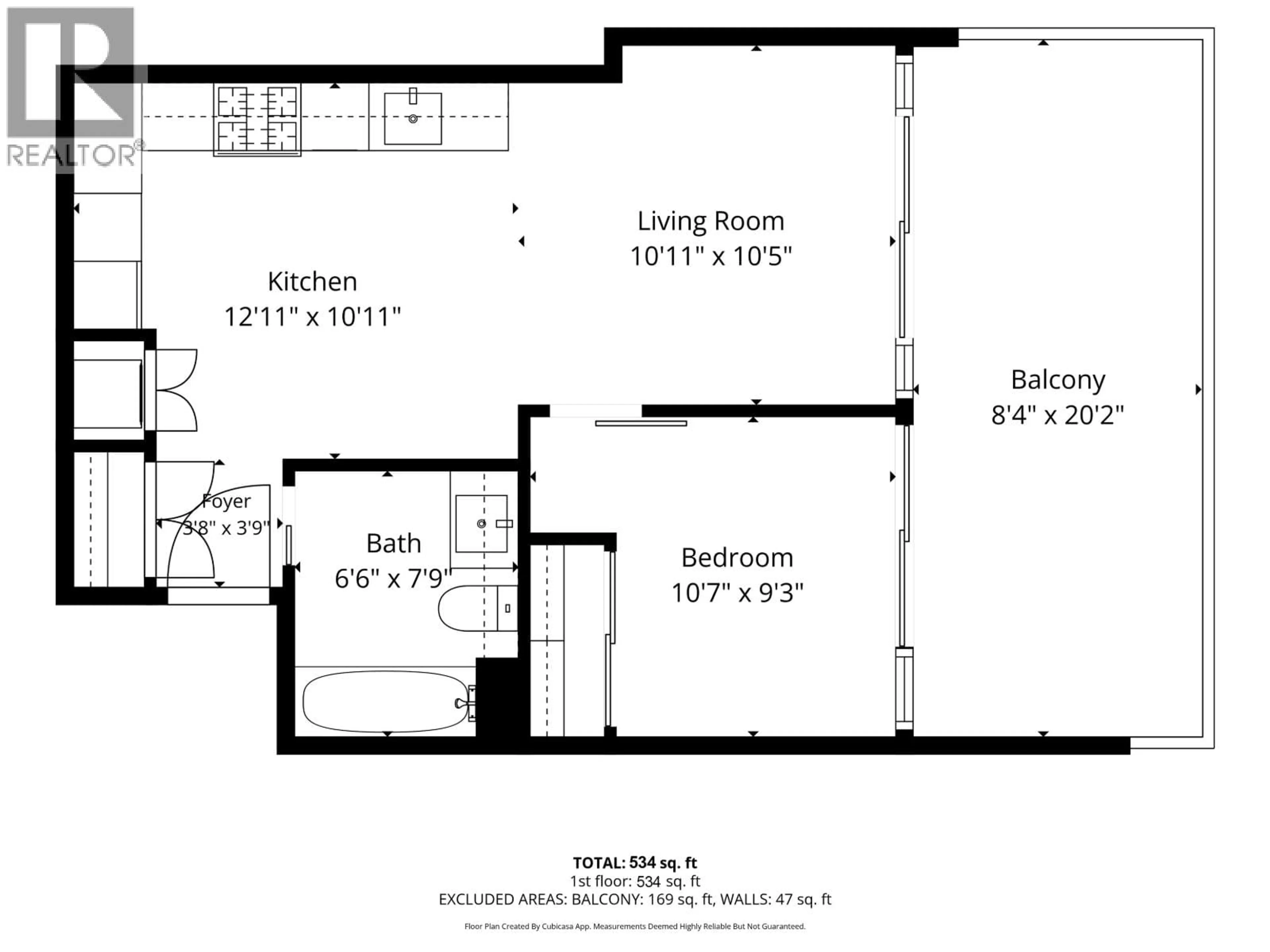 Floor plan for 601 - 4720 LOUGHEED HIGHWAY, Burnaby British Columbia V5C0M8