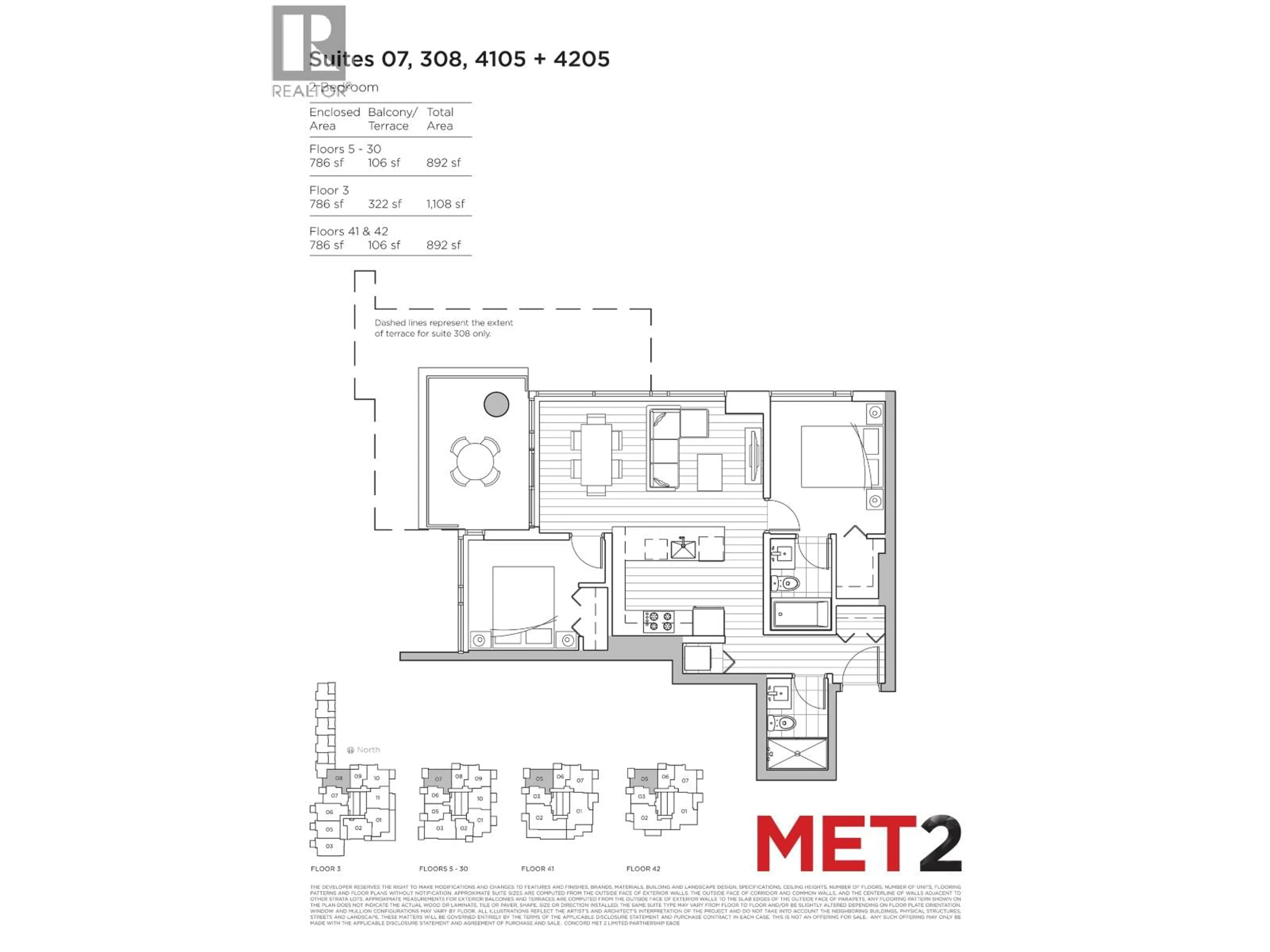 Floor plan for 308 - 6538 NELSON AVENUE, Burnaby British Columbia V5H0G5