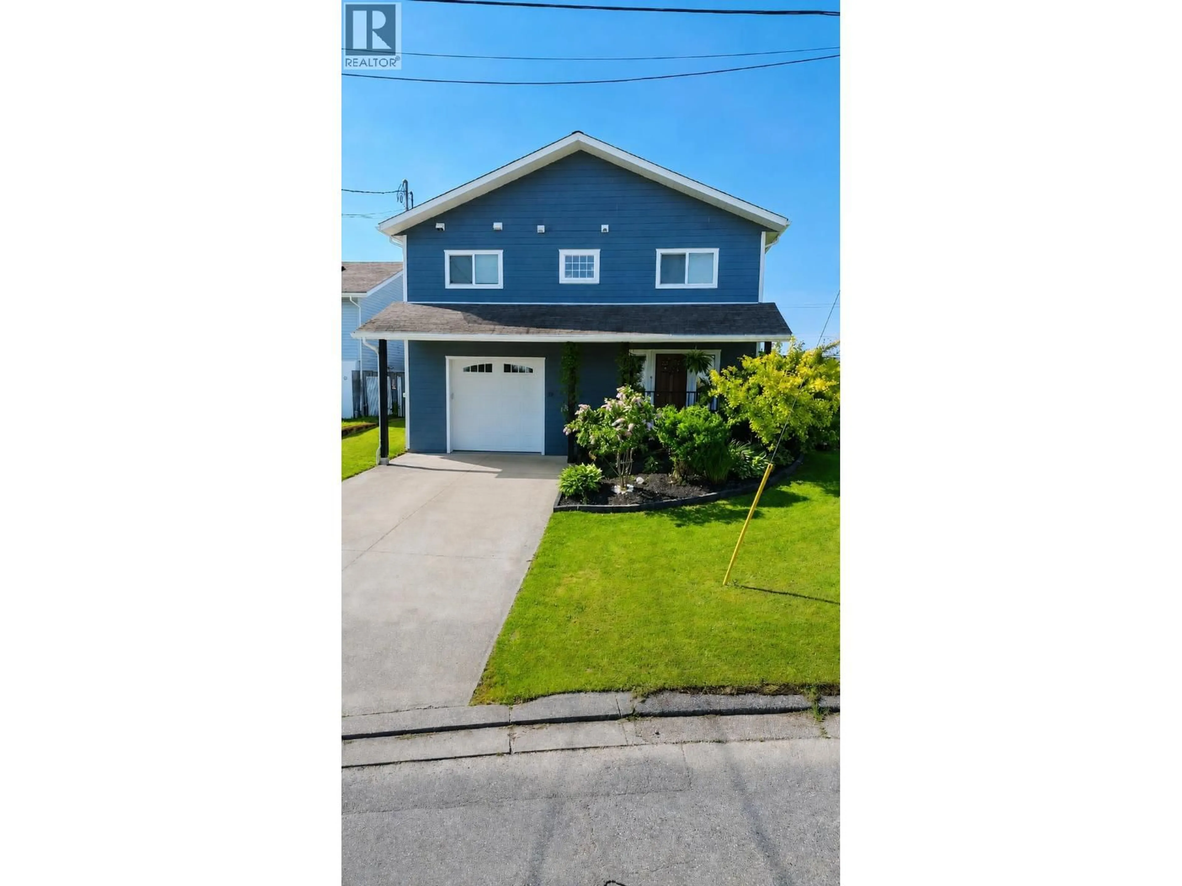 A pic from outside/outdoor area/front of a property/back of a property/a pic from drone, street for 39 PARTRIDGE STREET, Kitimat British Columbia V8C1L6