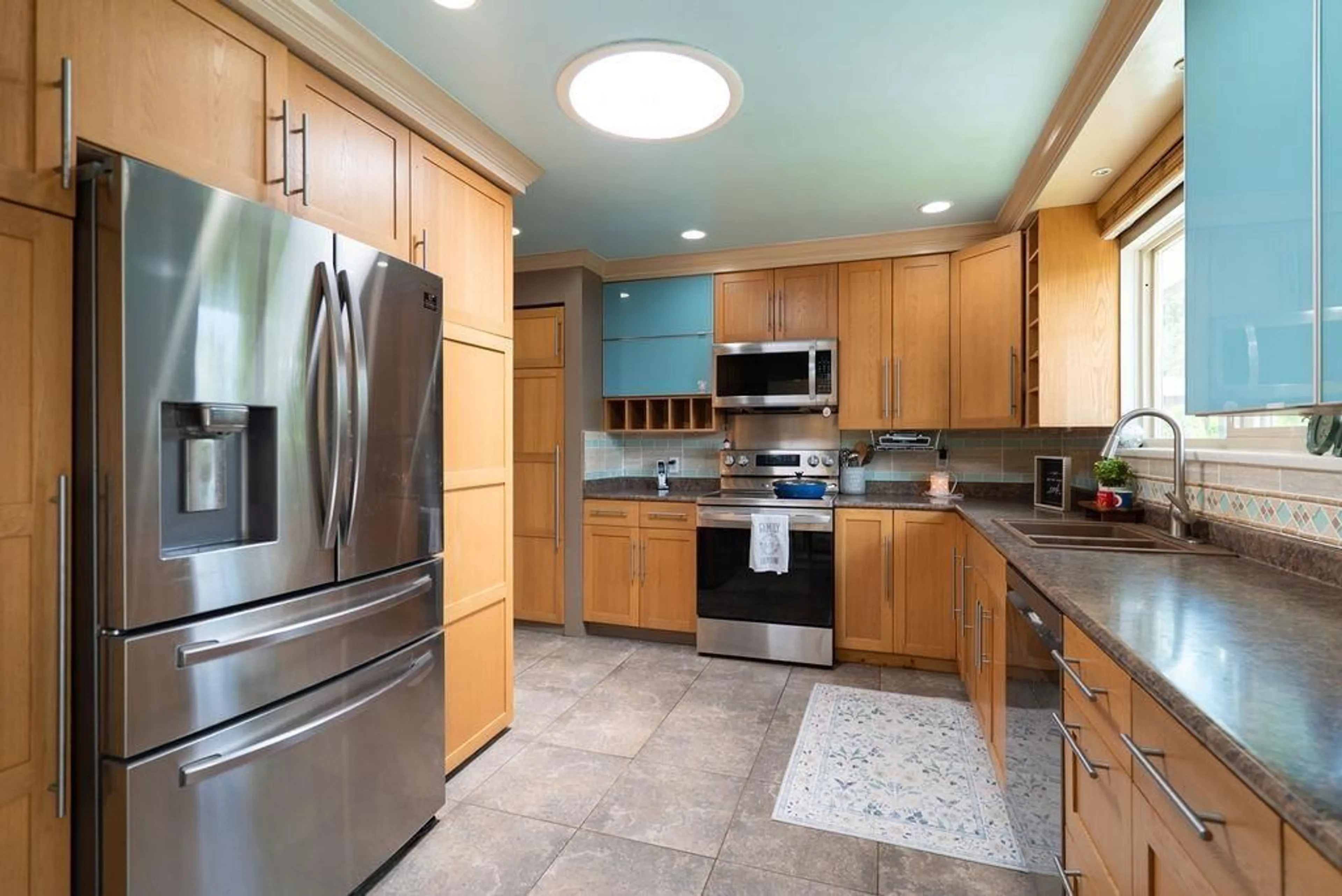Contemporary kitchen, ceramic/tile floor for 26838 32 AVENUE, Langley British Columbia V4W3E3