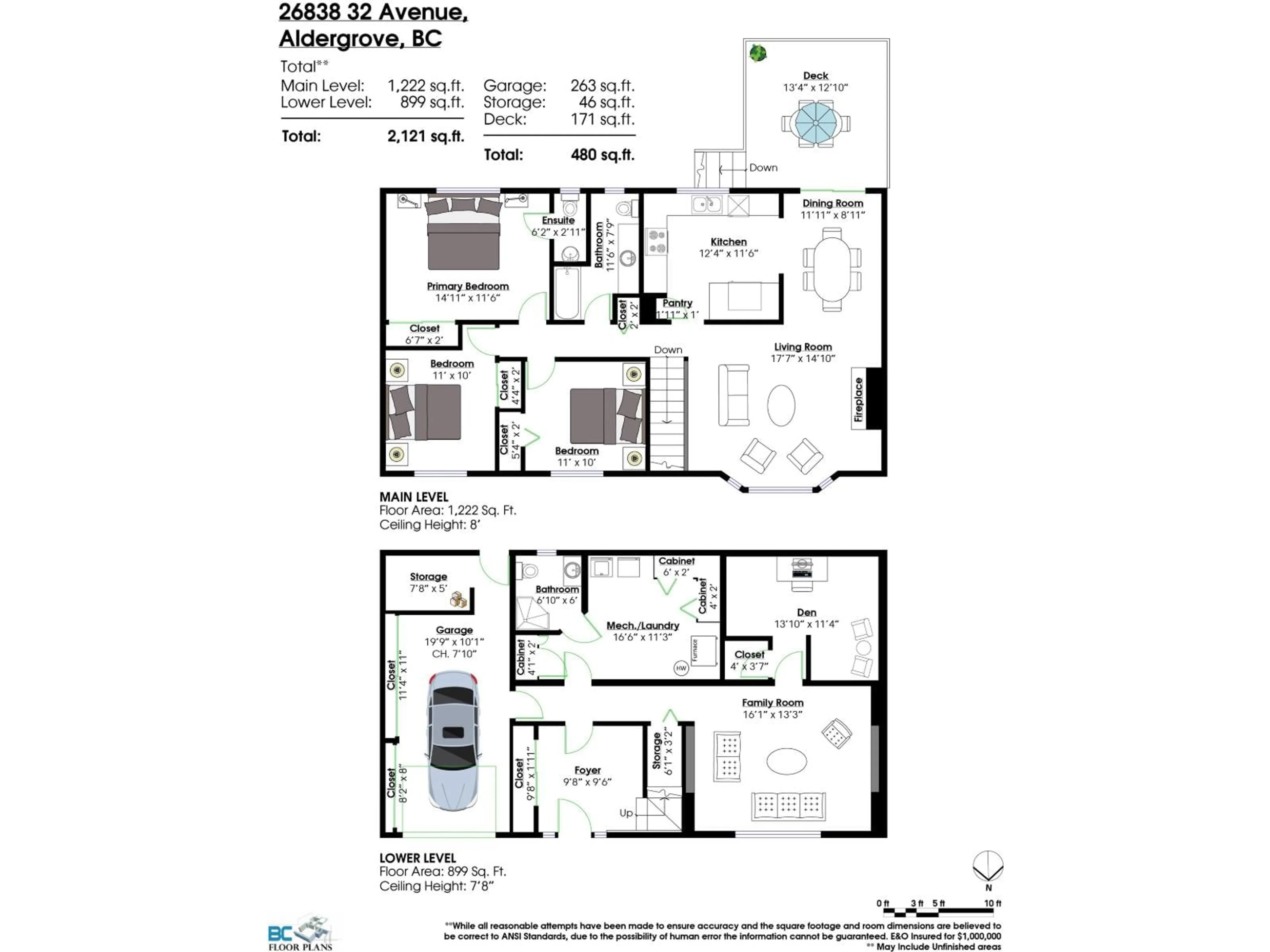 Floor plan for 26838 32 AVENUE, Langley British Columbia V4W3E3