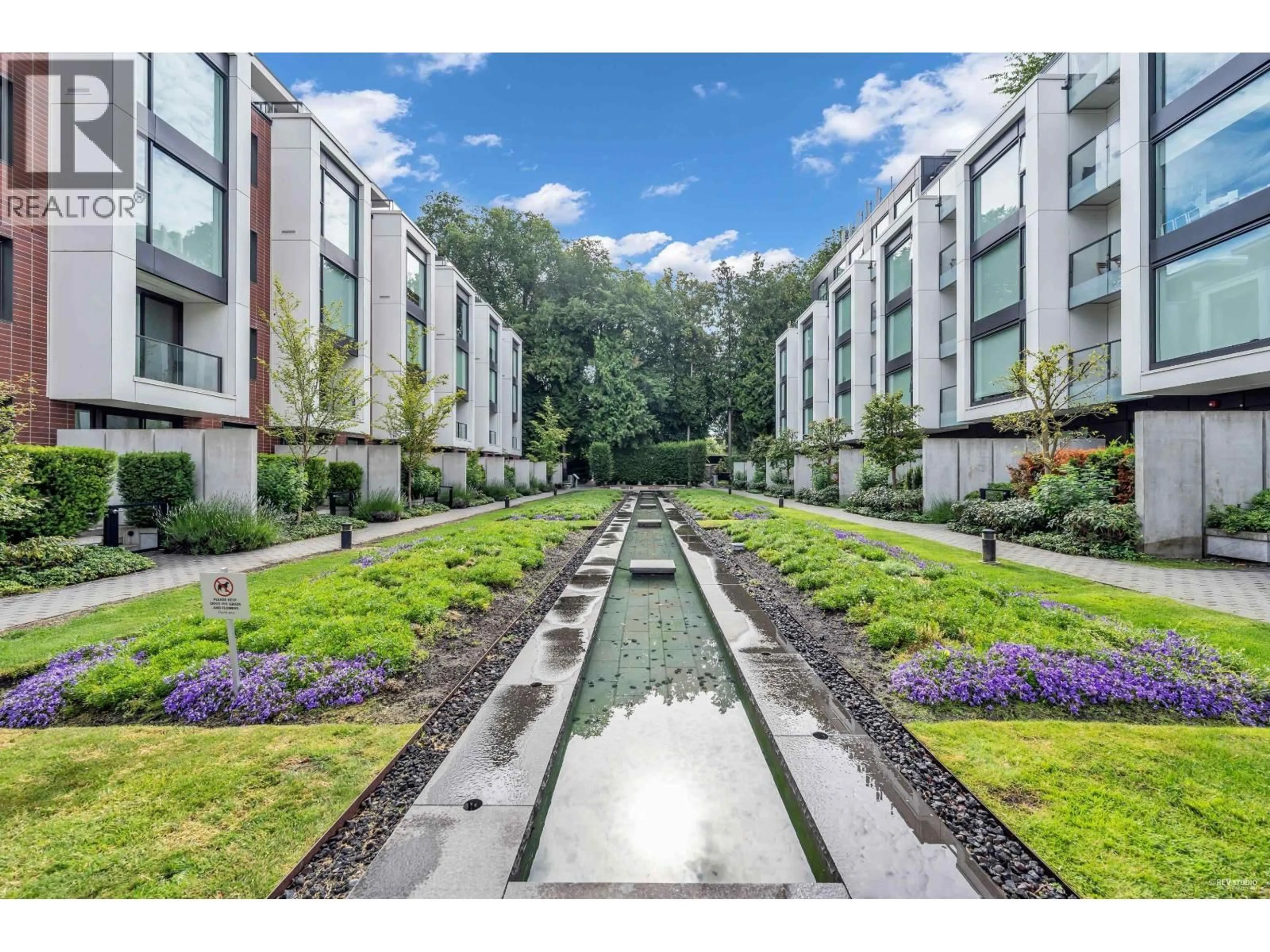 A pic from outside/outdoor area/front of a property/back of a property/a pic from drone, street for 105 - 1515 ATLAS LANE, Vancouver British Columbia V6P0C9