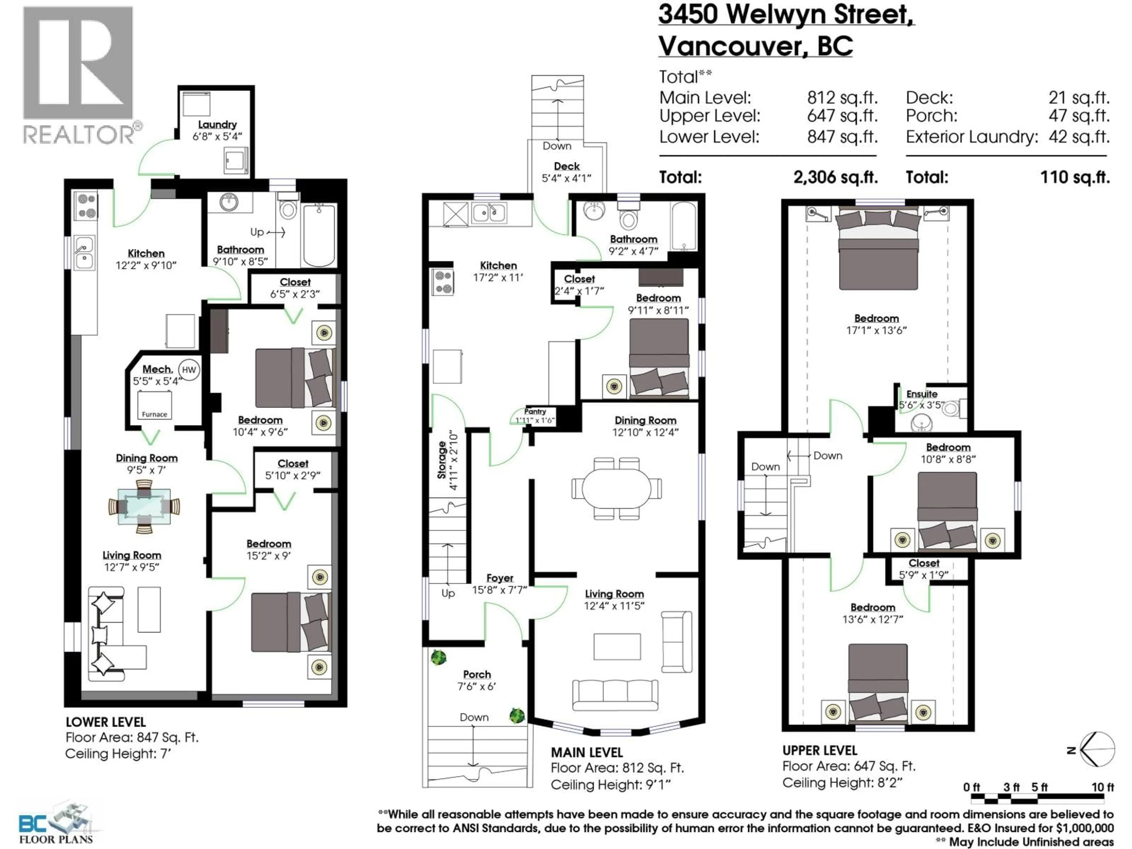 Floor plan for 3450 WELWYN STREET, Vancouver British Columbia V5N2Y7