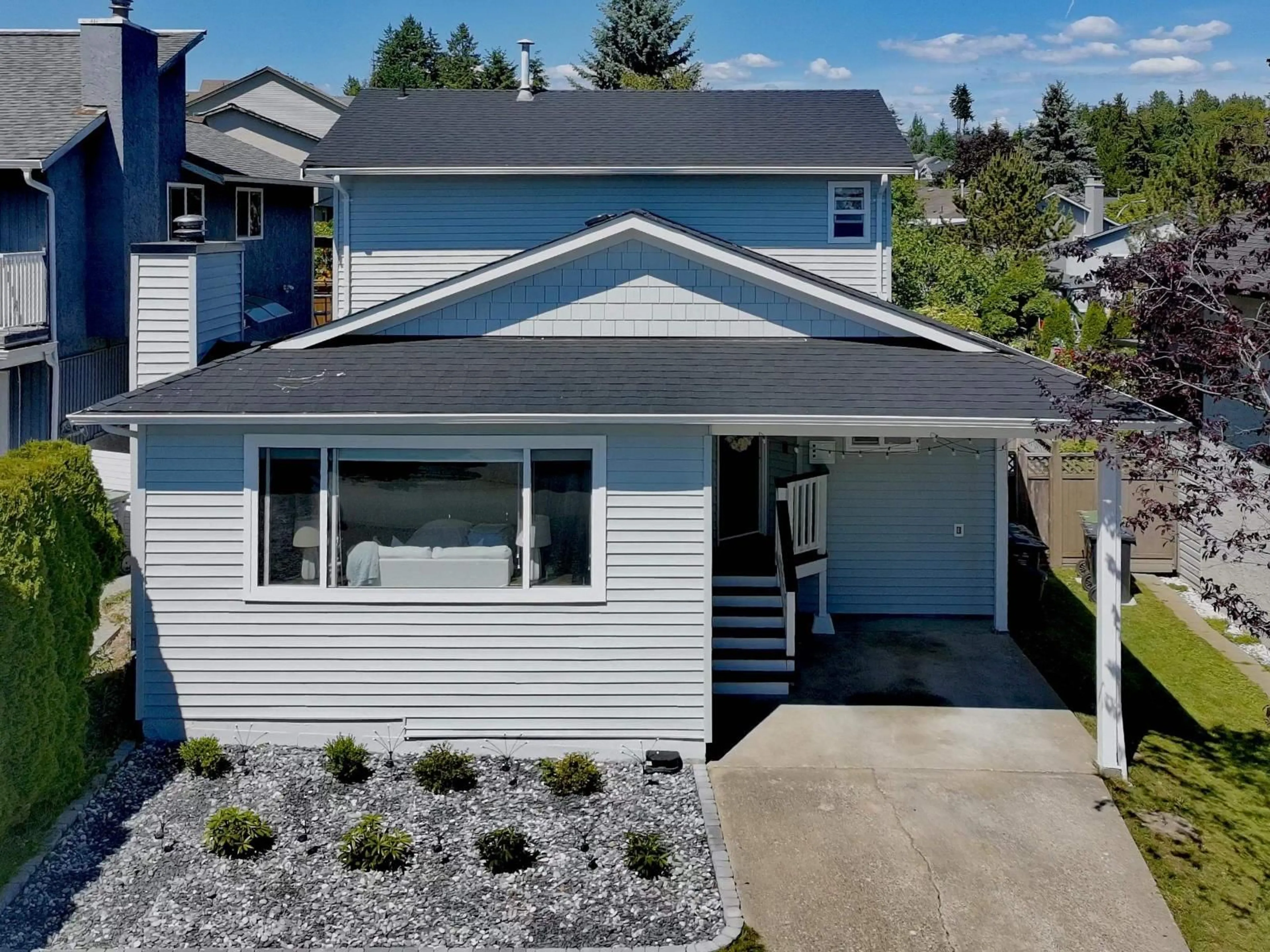 Home with vinyl exterior material, street for 2329 WAKEFIELD DRIVE, Langley British Columbia V2Y1B1