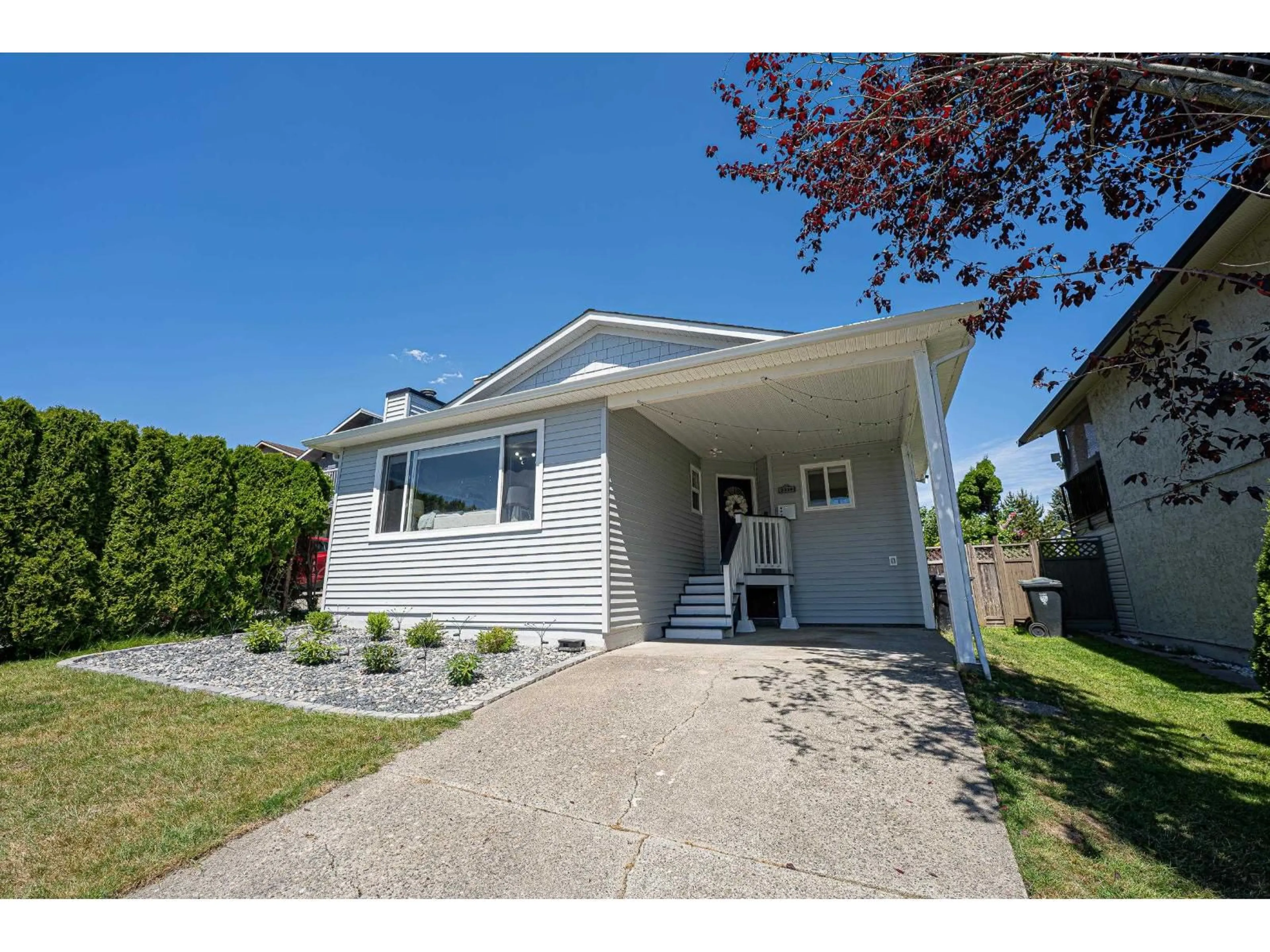Home with vinyl exterior material, street for 2329 WAKEFIELD DRIVE, Langley British Columbia V2Y1B1