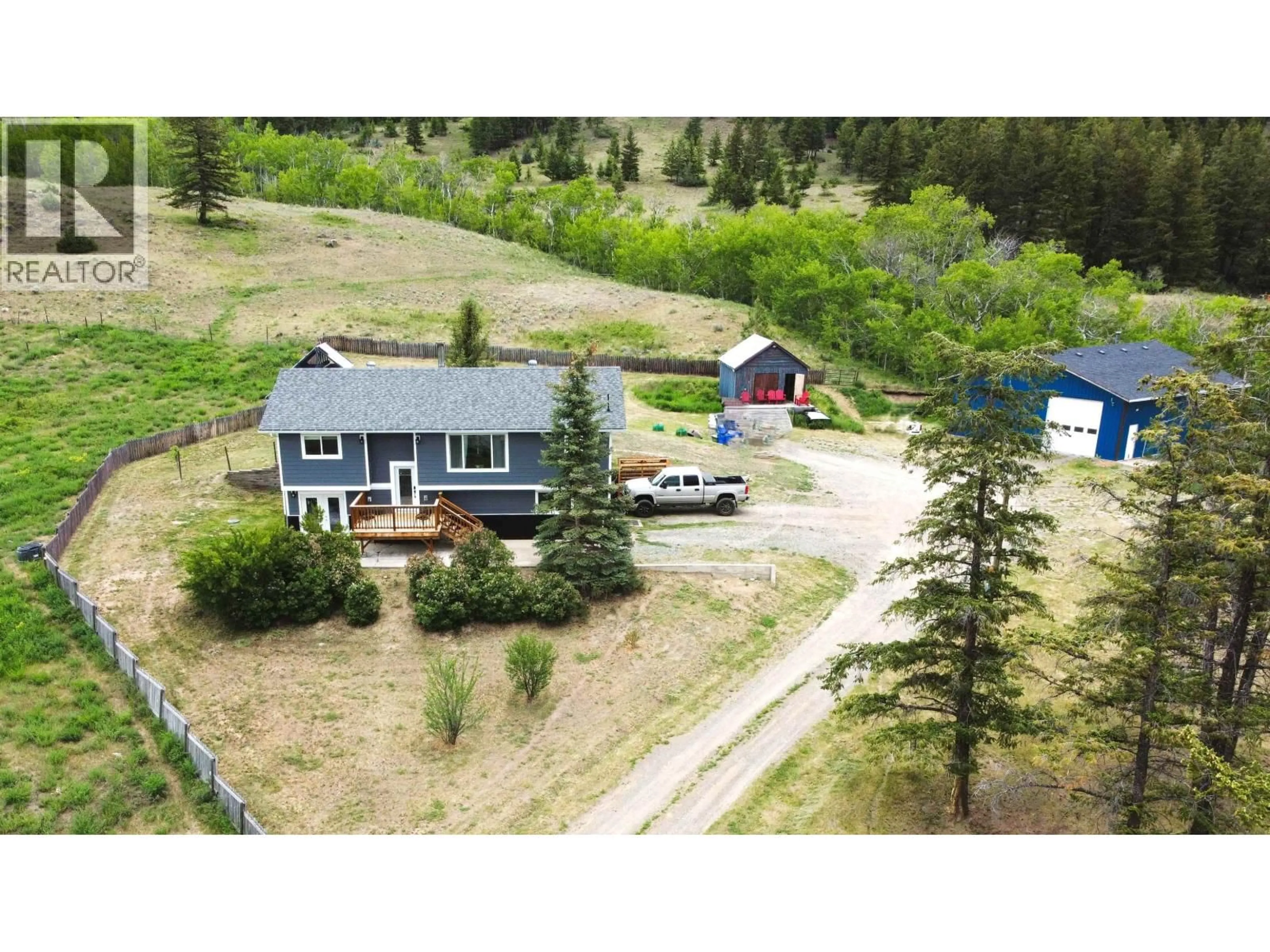 A pic from outside/outdoor area/front of a property/back of a property/a pic from drone, unknown for 7350 CHILCOTIN 20 HIGHWAY, Williams Lake British Columbia V0L1A0