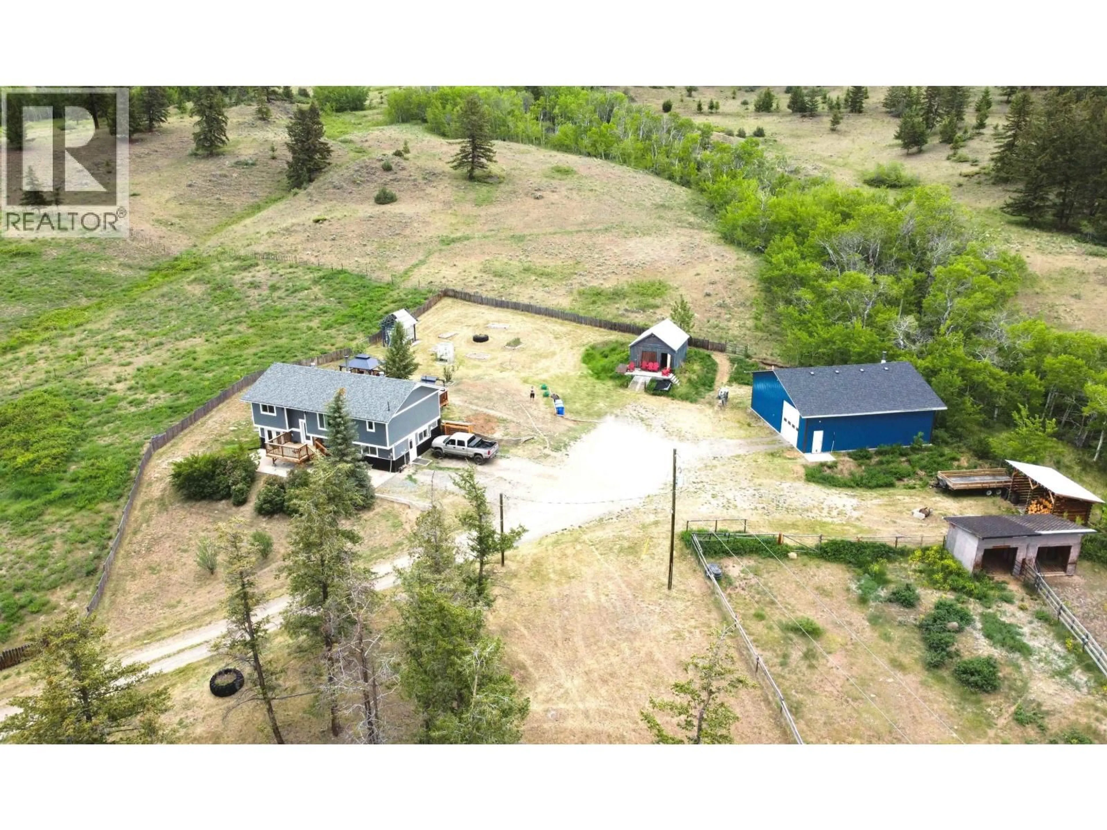 A pic from outside/outdoor area/front of a property/back of a property/a pic from drone, mountain view for 7350 CHILCOTIN 20 HIGHWAY, Williams Lake British Columbia V0L1A0