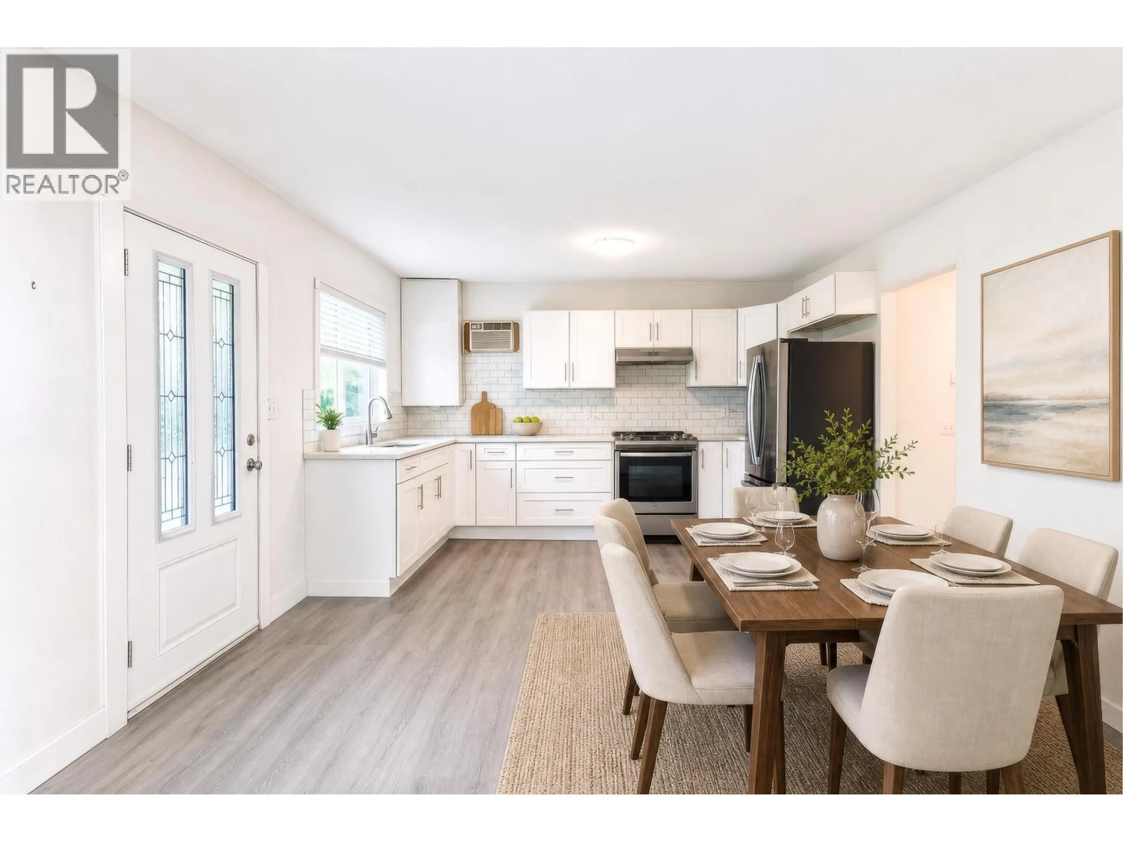 Open concept kitchen, wood/laminate floor for 20420 LORNE AVENUE, Maple Ridge British Columbia V2X1G7