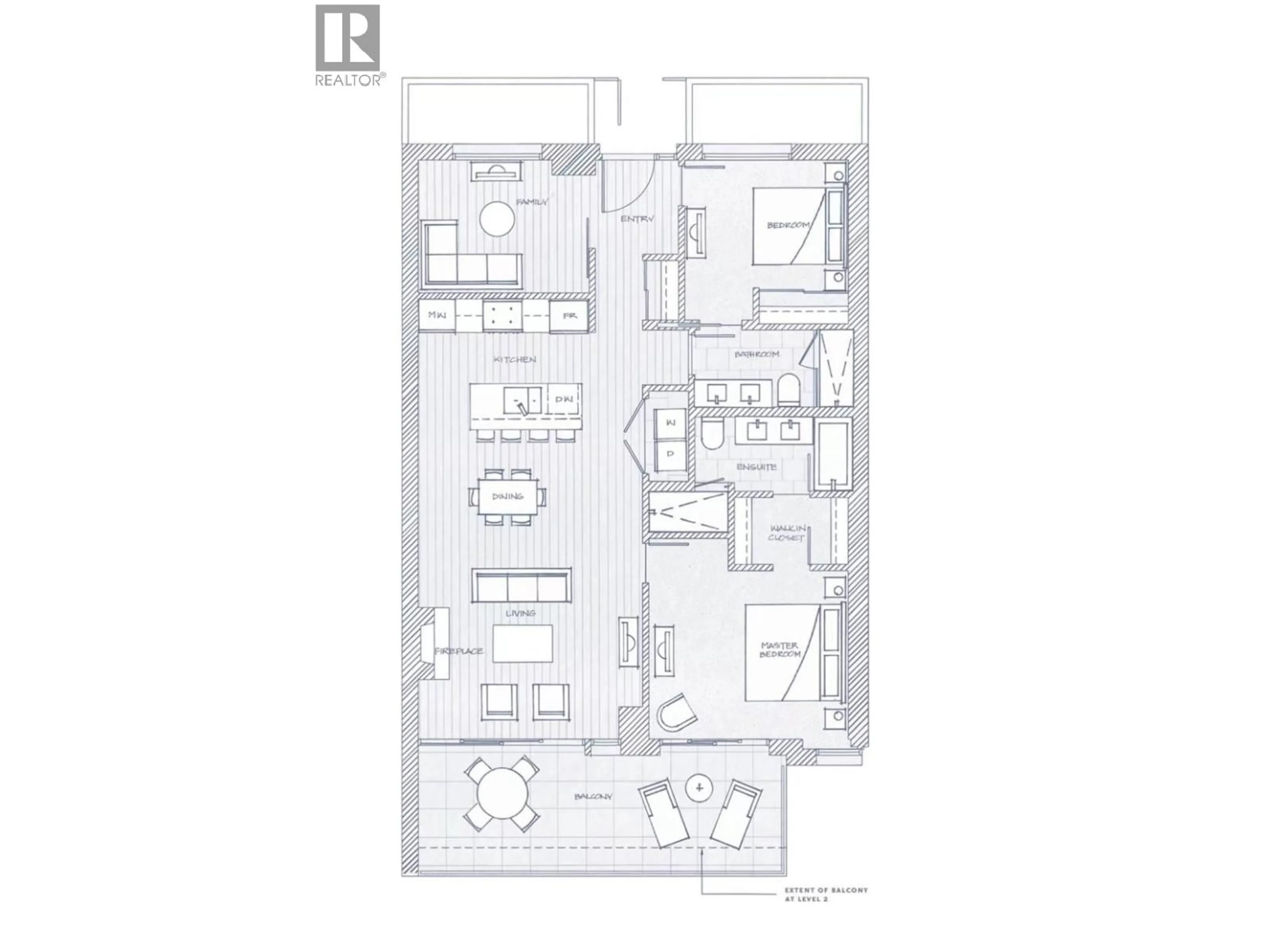 Floor plan for 205 - 6707 NELSON AVENUE, West Vancouver British Columbia V7W0A4