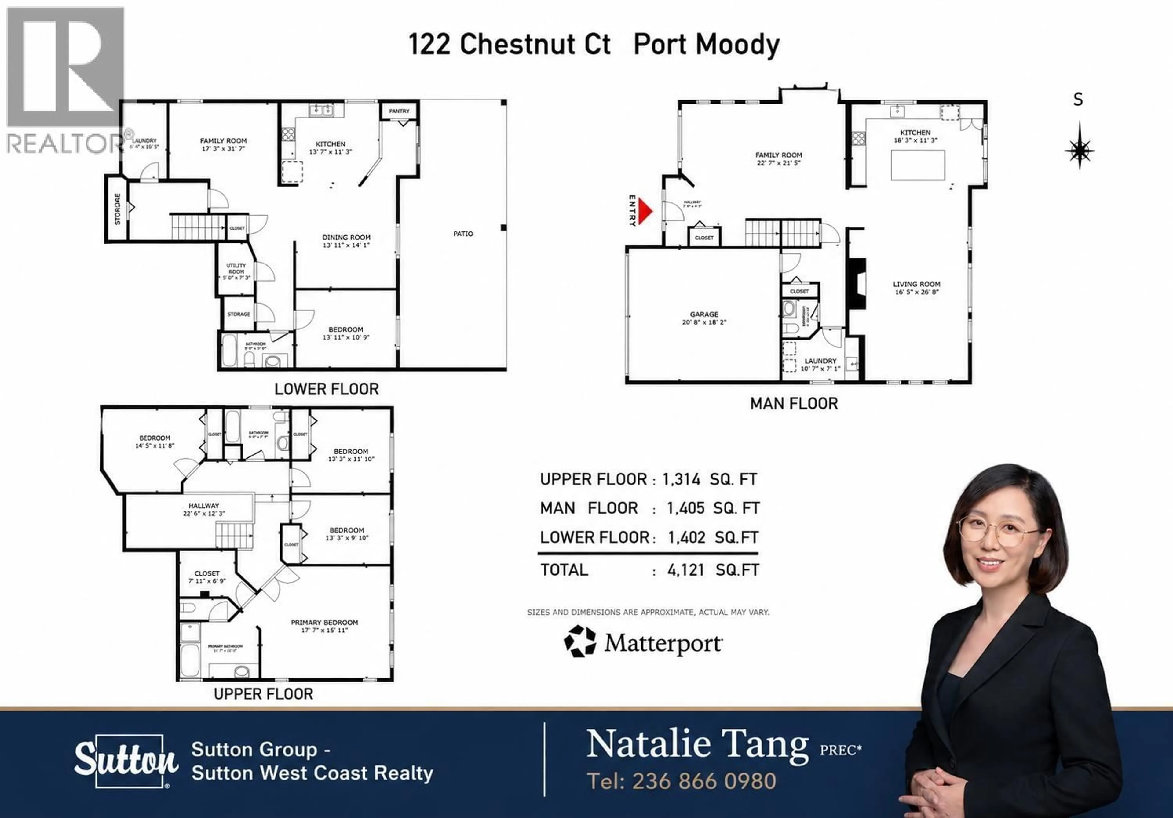 Floor plan for 122 CHESTNUT COURT, Port Moody British Columbia V3H5G4
