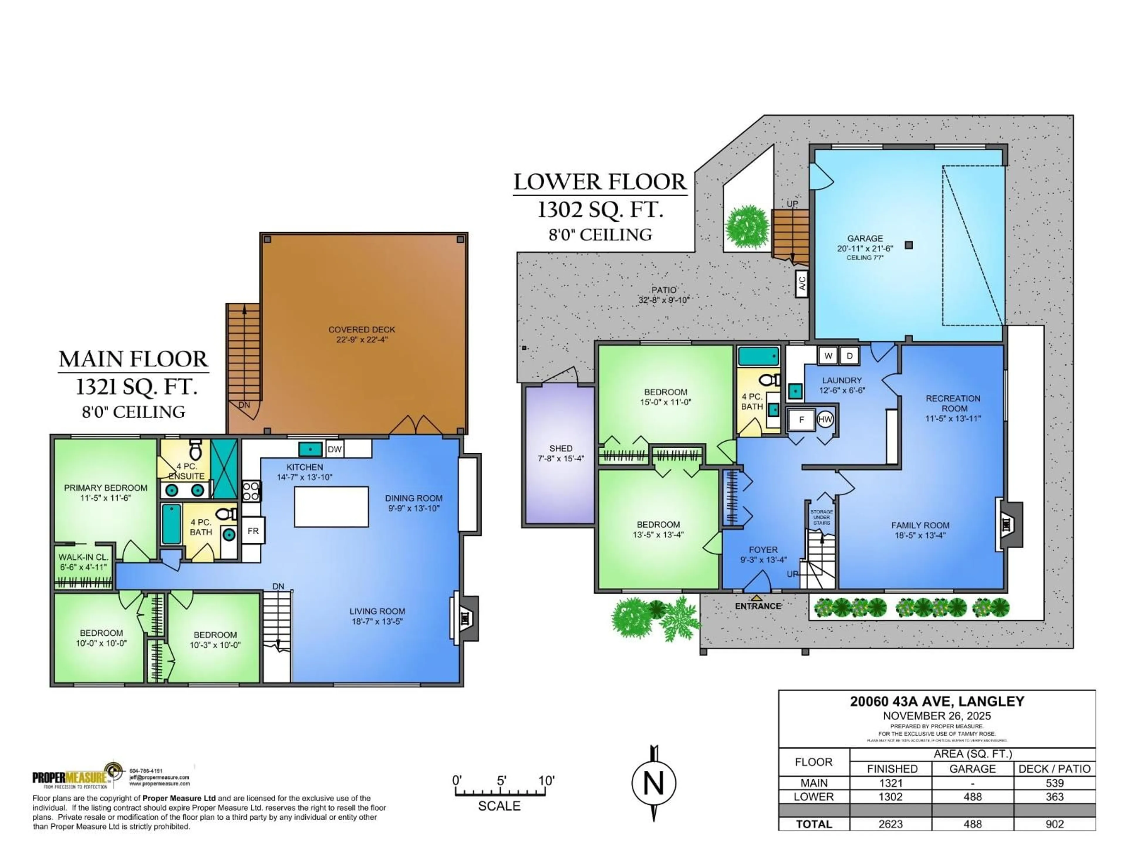 Floor plan for 20060 43A AVENUE, Langley British Columbia V2Z2R7