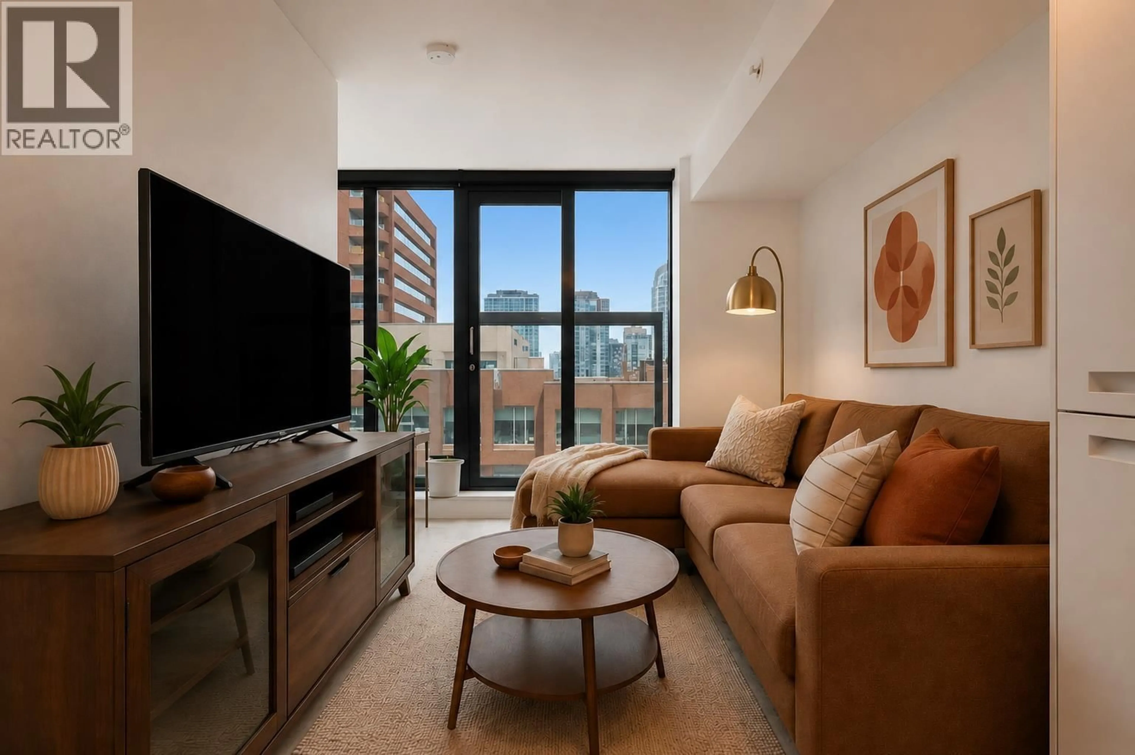 Living room with furniture, unknown for 1003 - 1133 HORNBY STREET, Vancouver British Columbia V6Z1W1