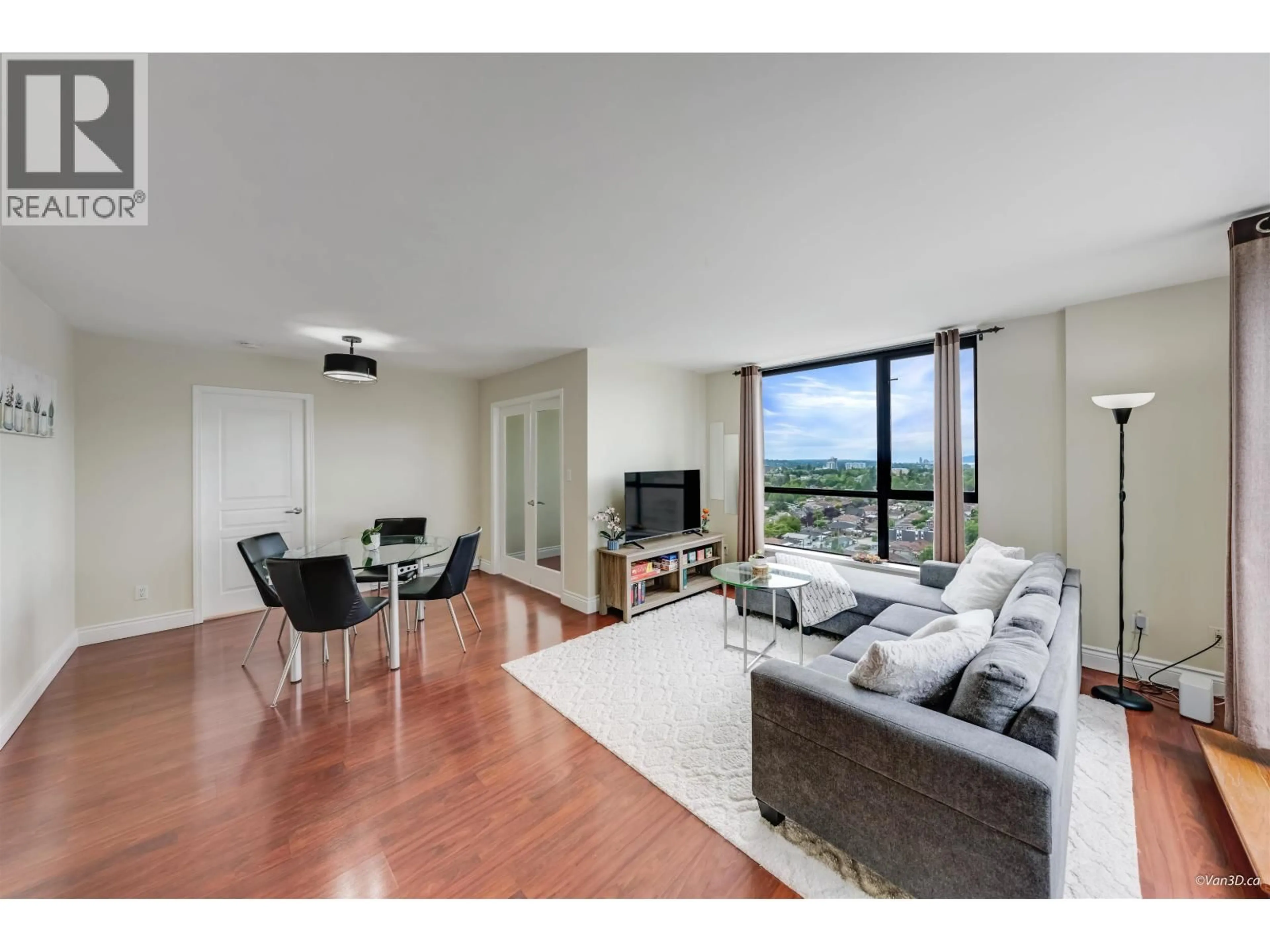 Living room with furniture, unknown for 1702 - 3438 VANNESS AVENUE, Vancouver British Columbia V5R6E7