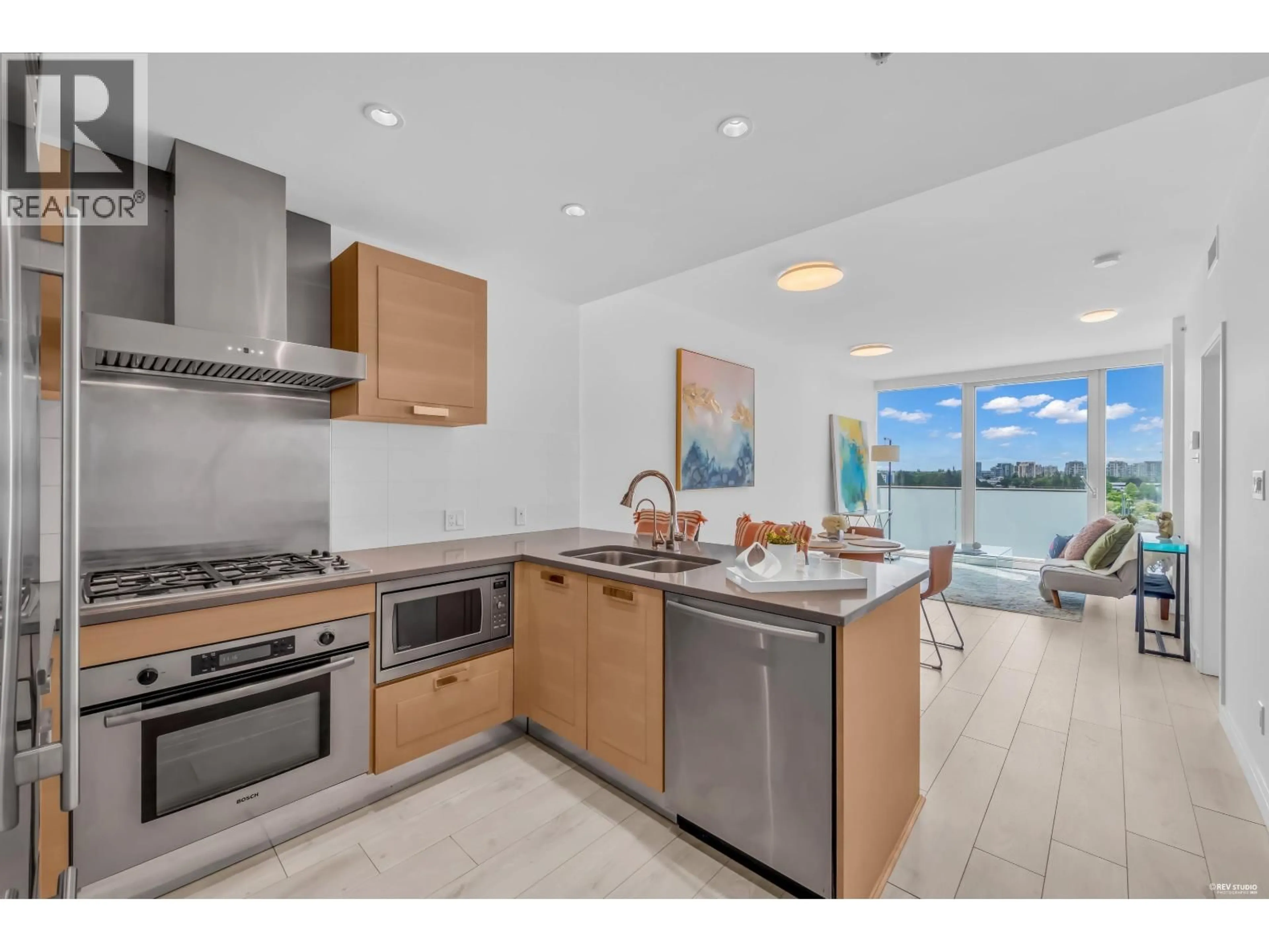 Open concept kitchen, unknown for 819 - 8080 CAMBIE ROAD, Richmond British Columbia V6X0C1
