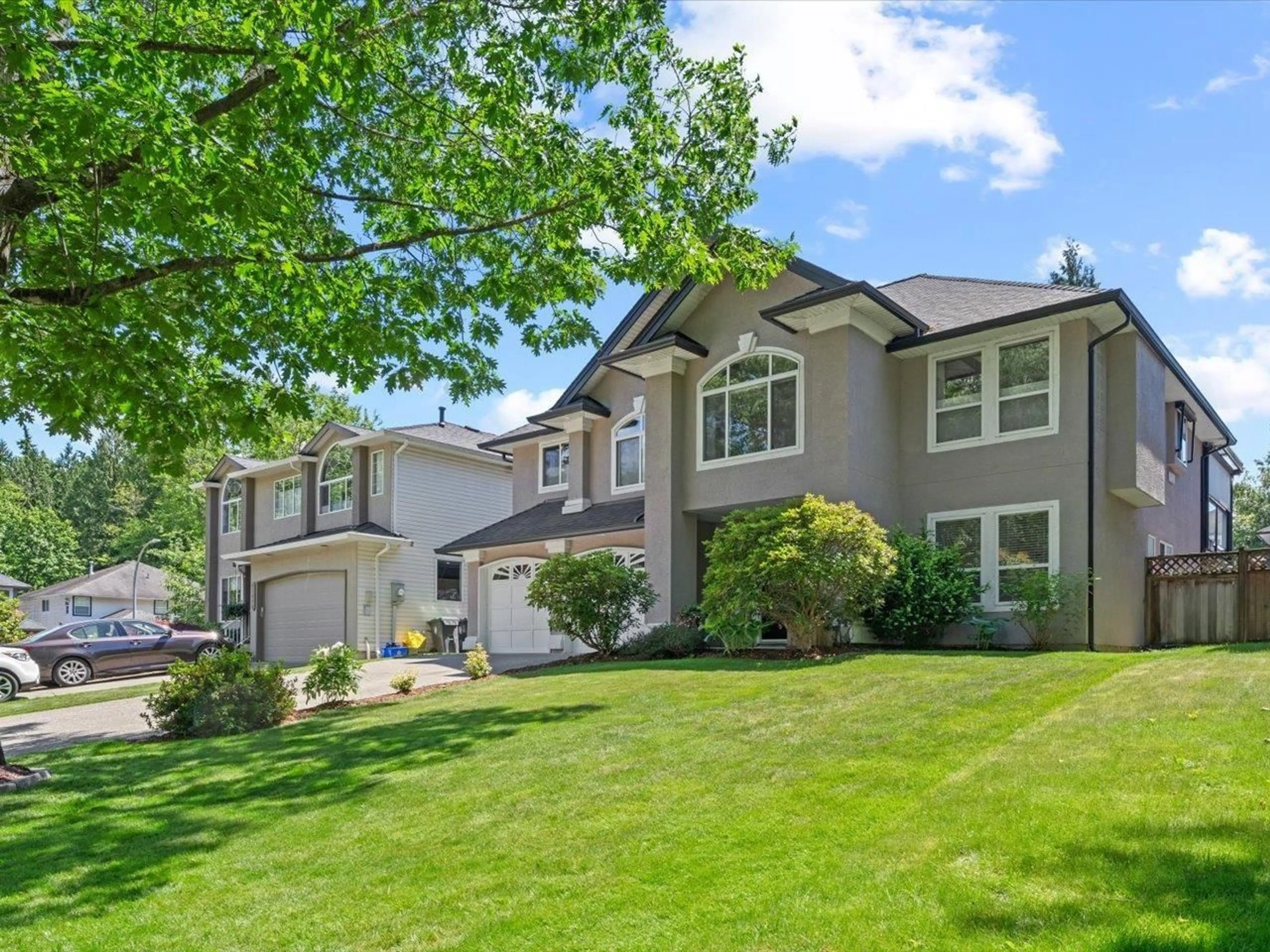 Home with vinyl exterior material, street for 21420 91 AVENUE, Langley British Columbia V1M3K3