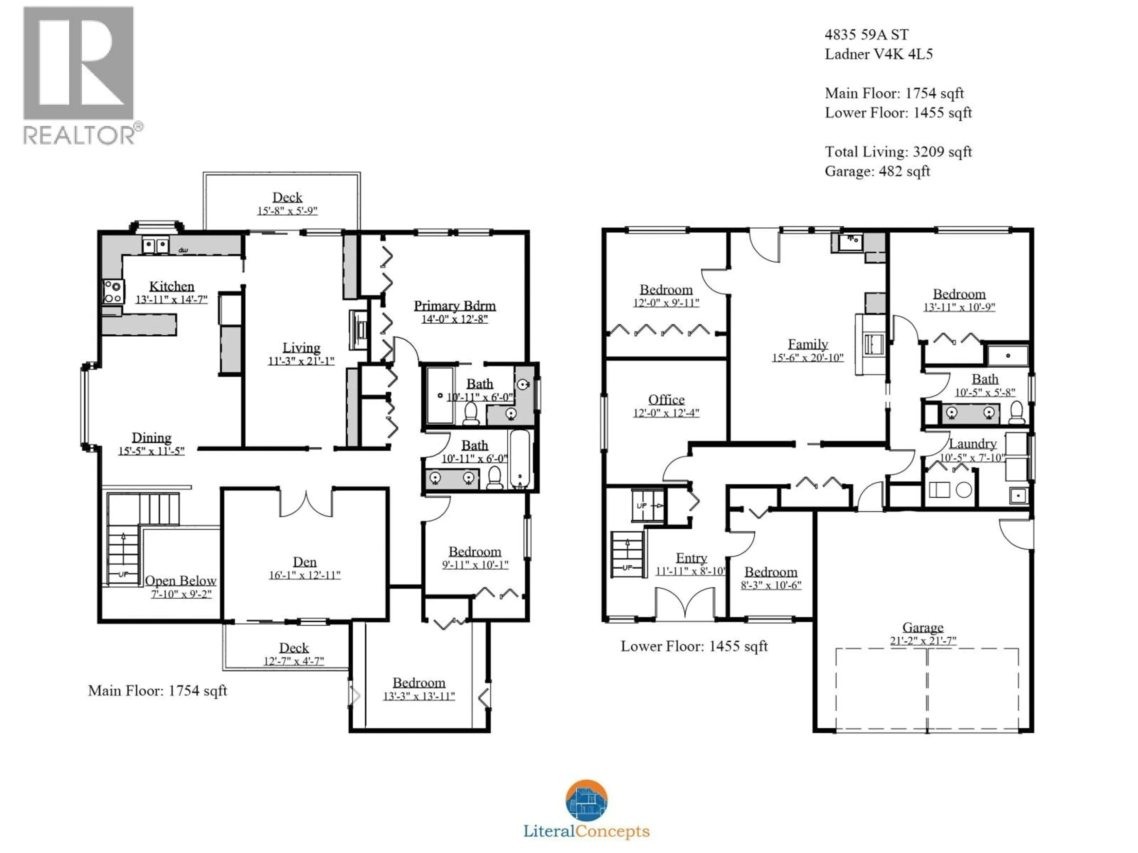 Floor plan for 4835 59A STREET, Delta British Columbia V4K4L5