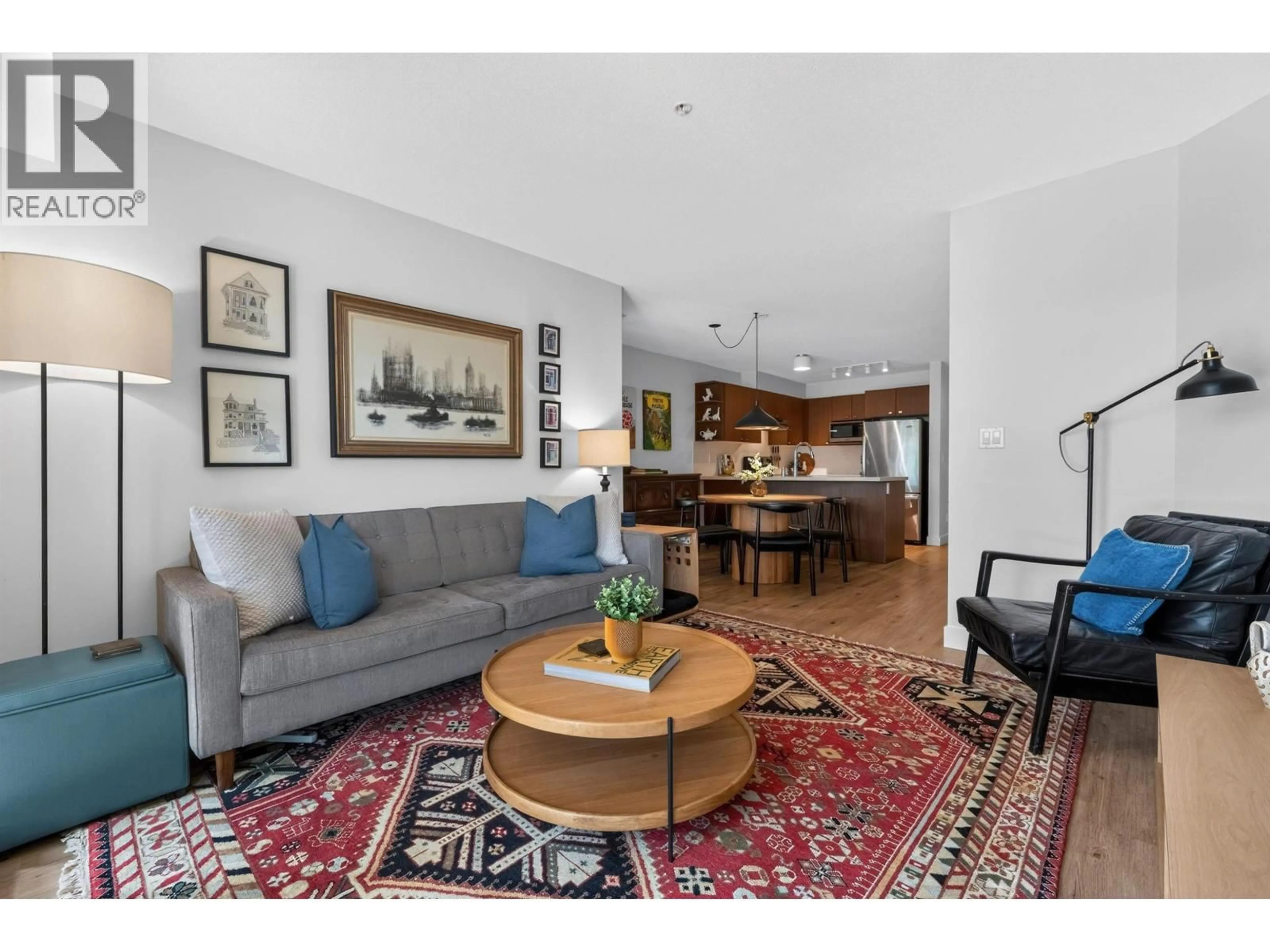 Living room with furniture, unknown for 222 - 4550 FRASER STREET, Vancouver British Columbia V5V4G8