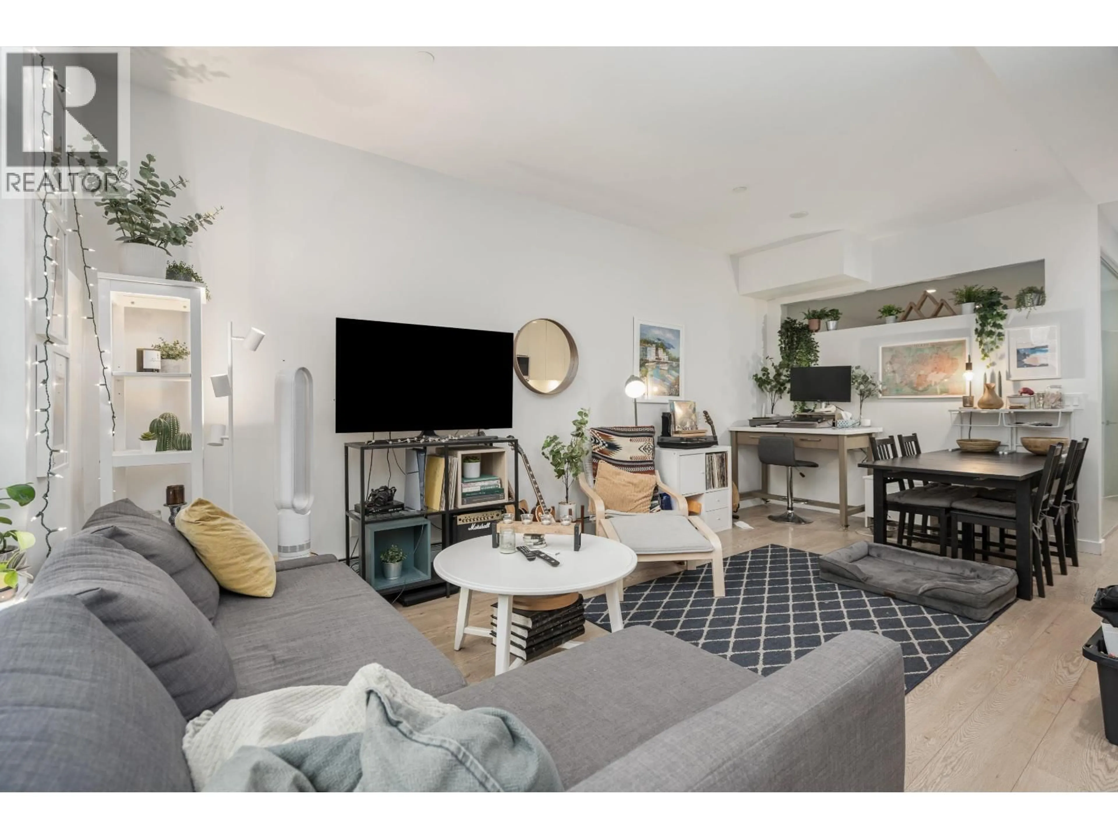Living room with furniture, unknown for 109 - 417 GREAT NORTHERN WAY, Vancouver British Columbia V5T0G7