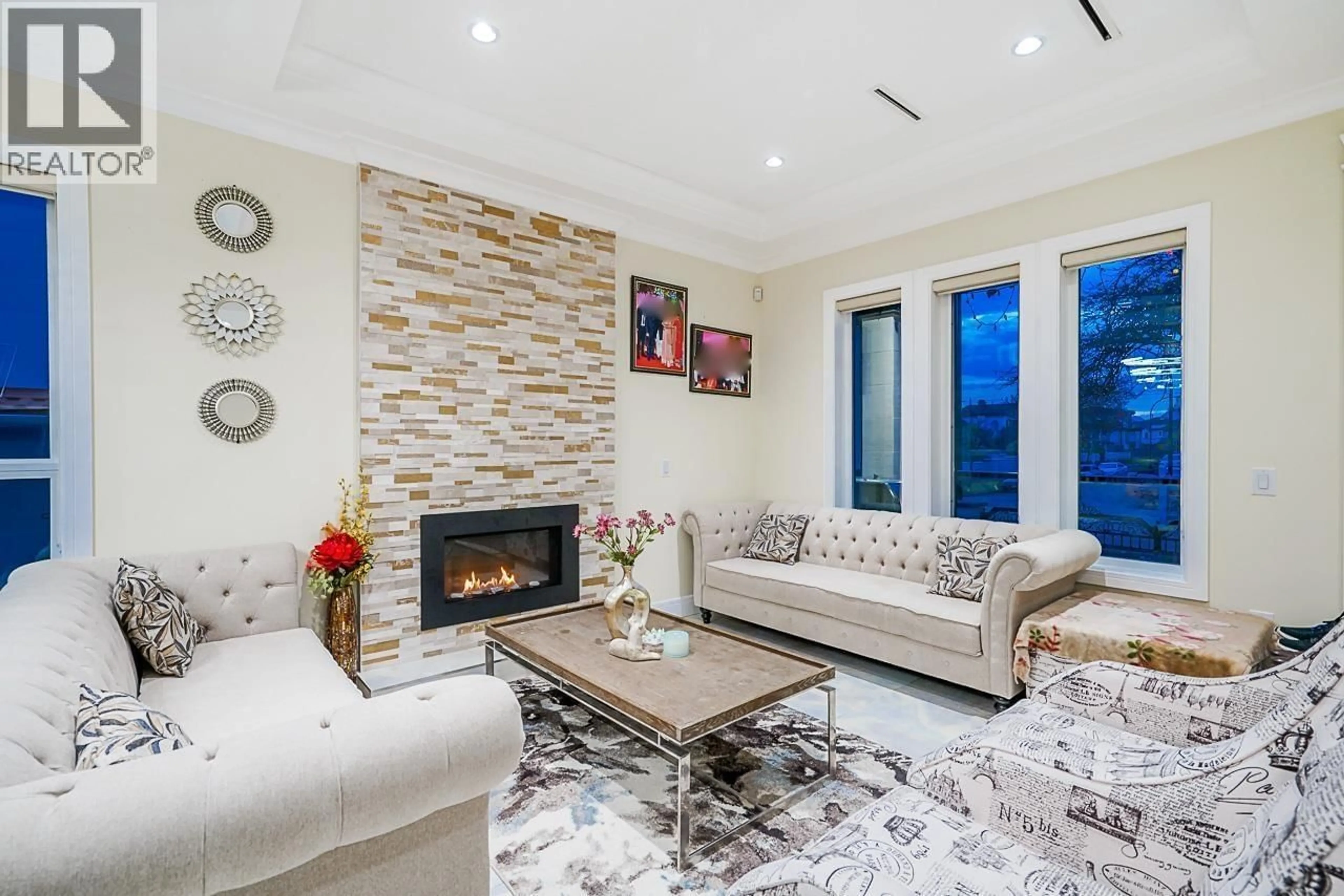Living room with furniture, ceramic/tile floor for 1838 49TH AVENUE, Vancouver British Columbia V5P1T3