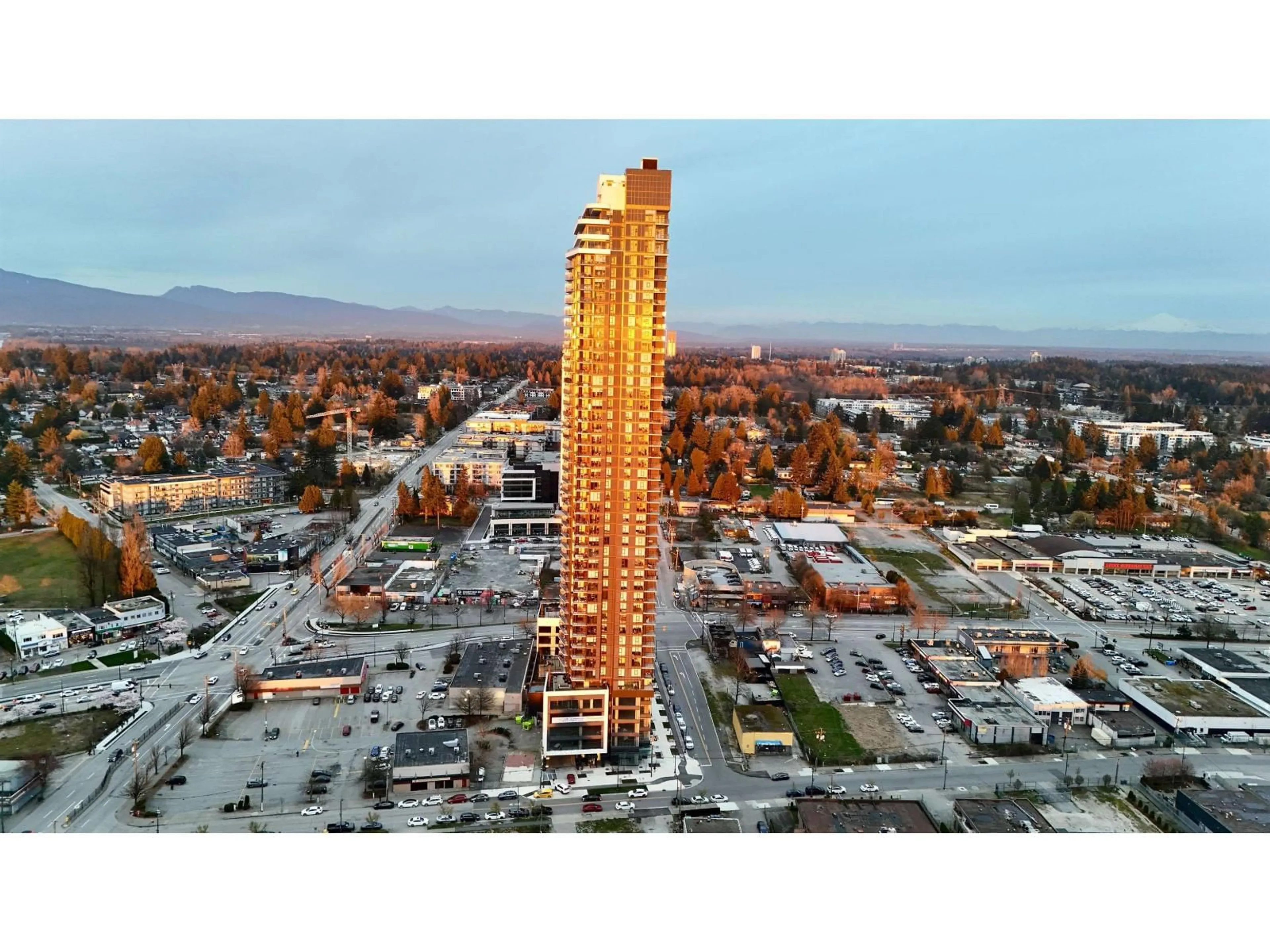 A pic from outside/outdoor area/front of a property/back of a property/a pic from drone, building for 907 - 10750 135A STREET, Surrey British Columbia V3T0V4