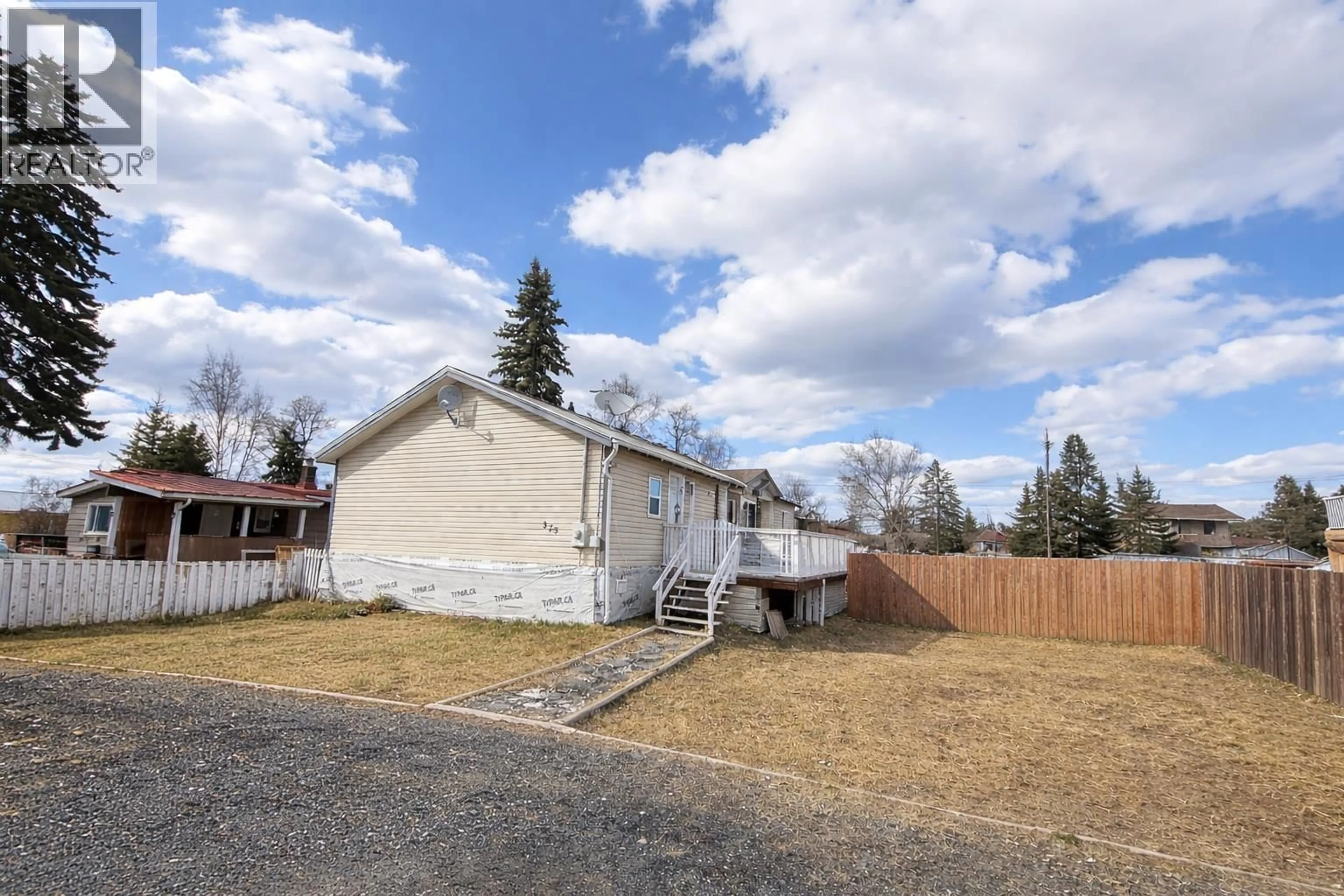 A pic from outside/outdoor area/front of a property/back of a property/a pic from drone, street for 375 3RD STREET, Vanderhoof British Columbia V0J3A0